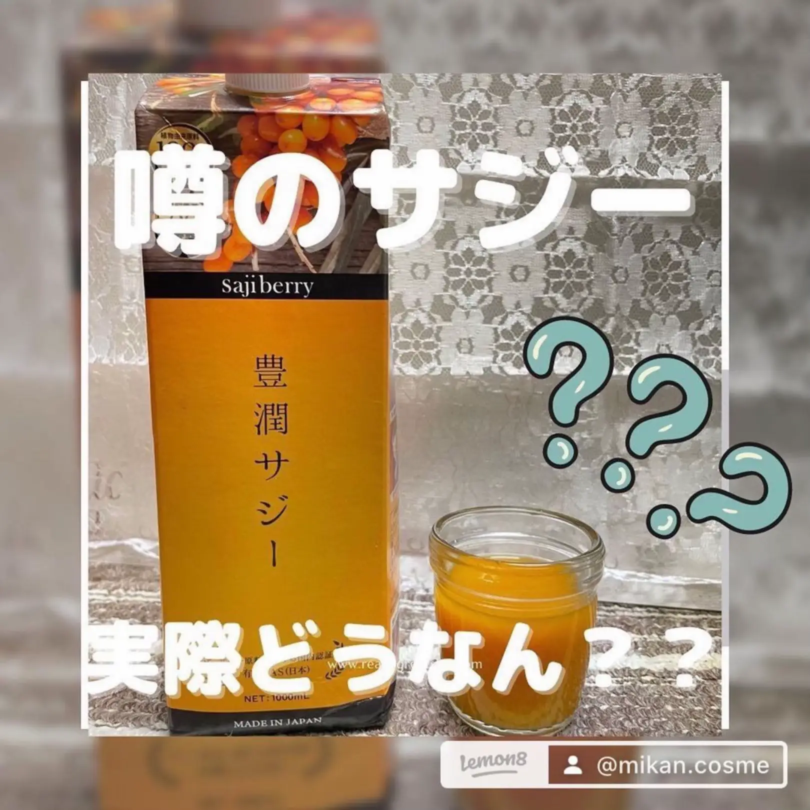 フィネス 豊潤サジー 1000ml 3本セット フィネス 豊潤サジー 1000ml 3