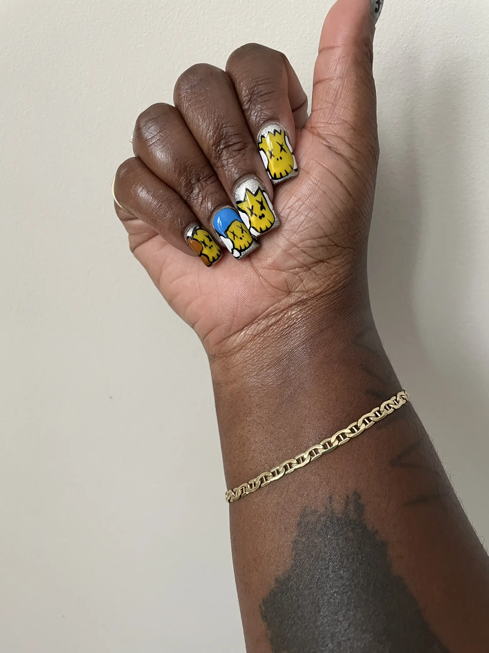 kaws nails - Lemon8 Search