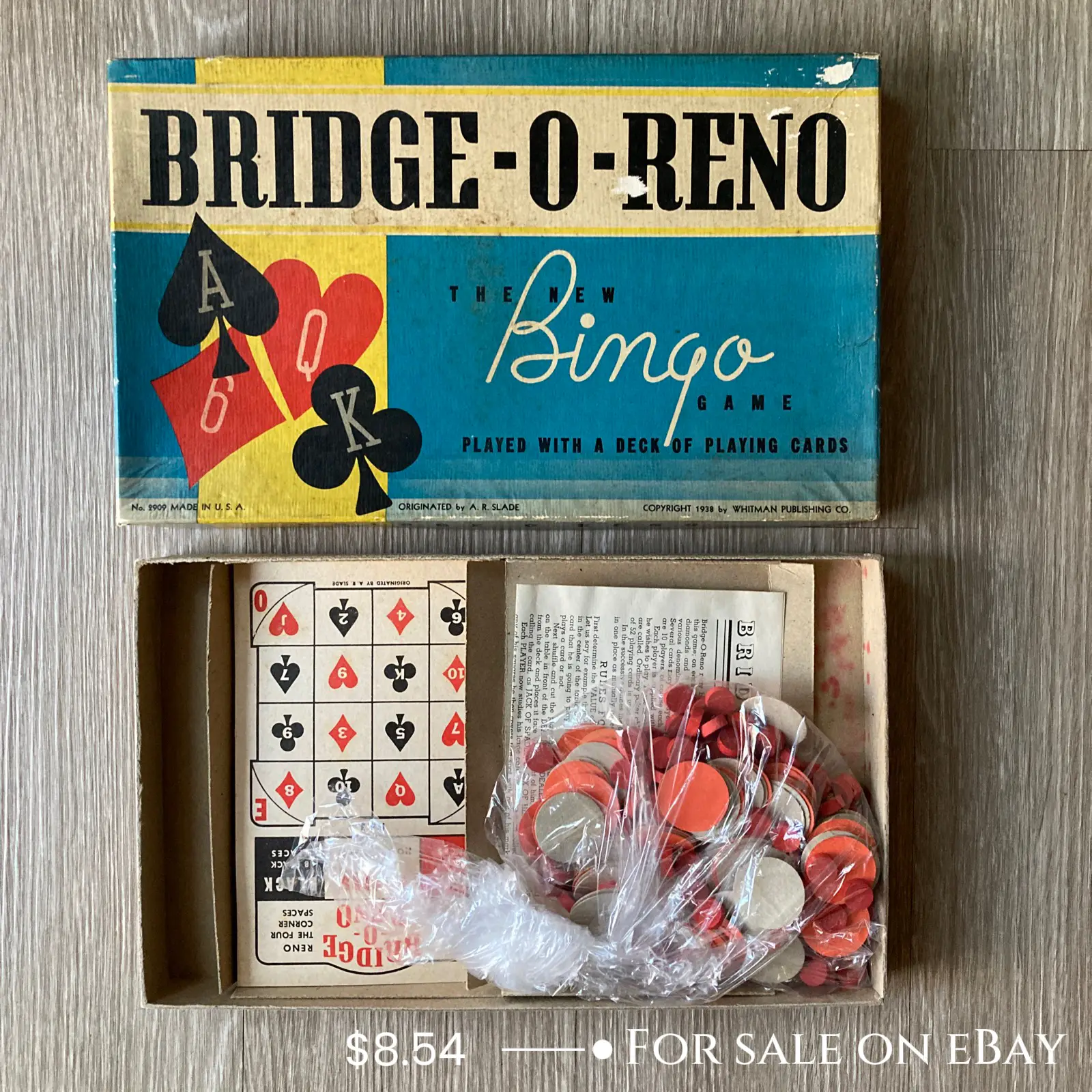 1938 Bridge Board Game $8.54 - link in bio | Gallery posted by Gaby | Lemon8