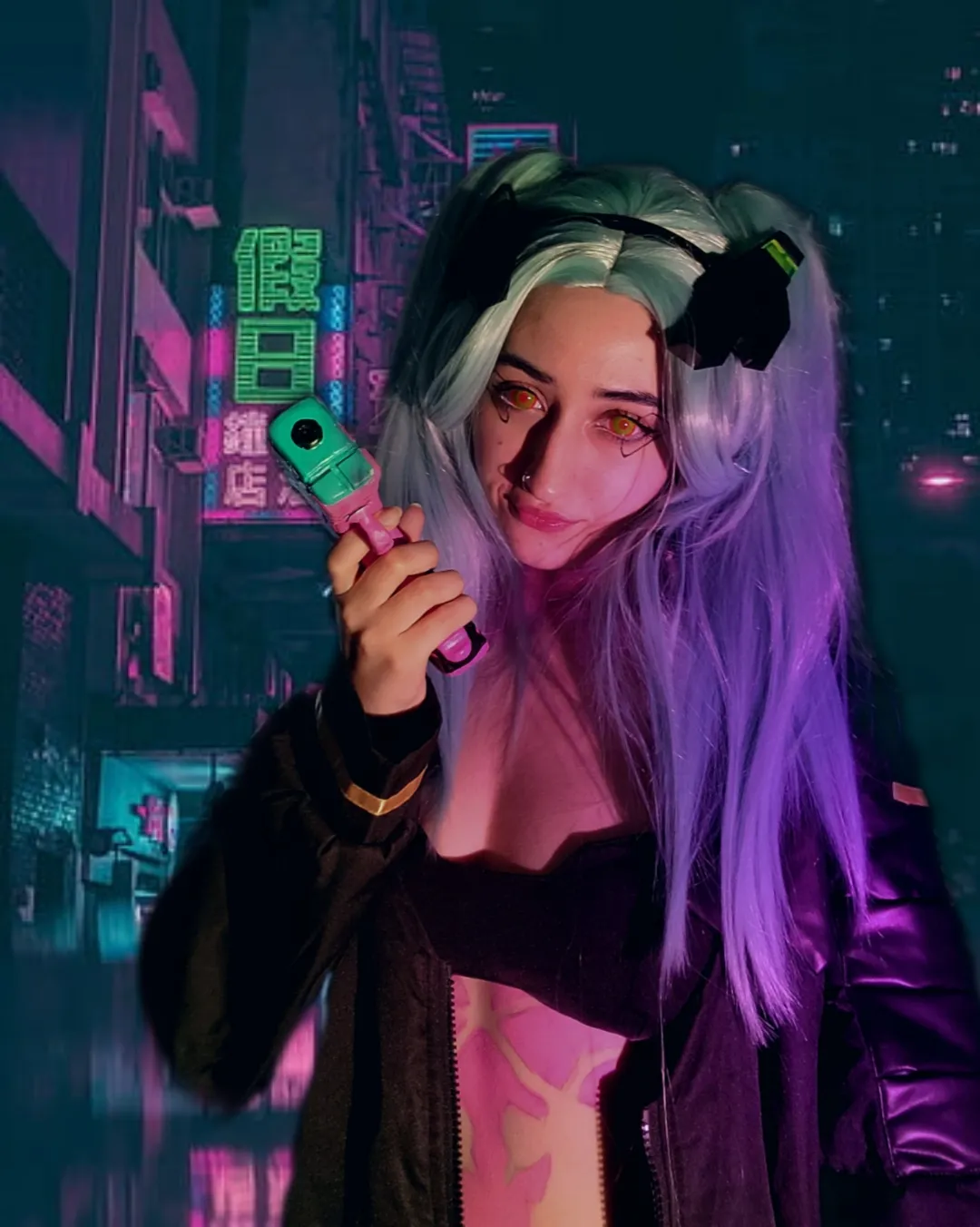 Daily Wallpaper - Beauty Cyberpunk Cosplay #cyberpunk2077 #cosplay