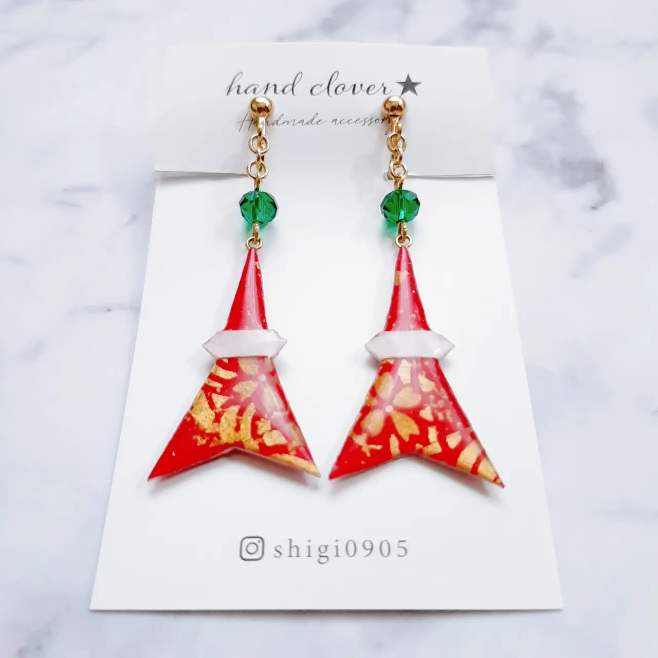 Origami Earrings from Tokyo Tower | Gallery posted by hand clover