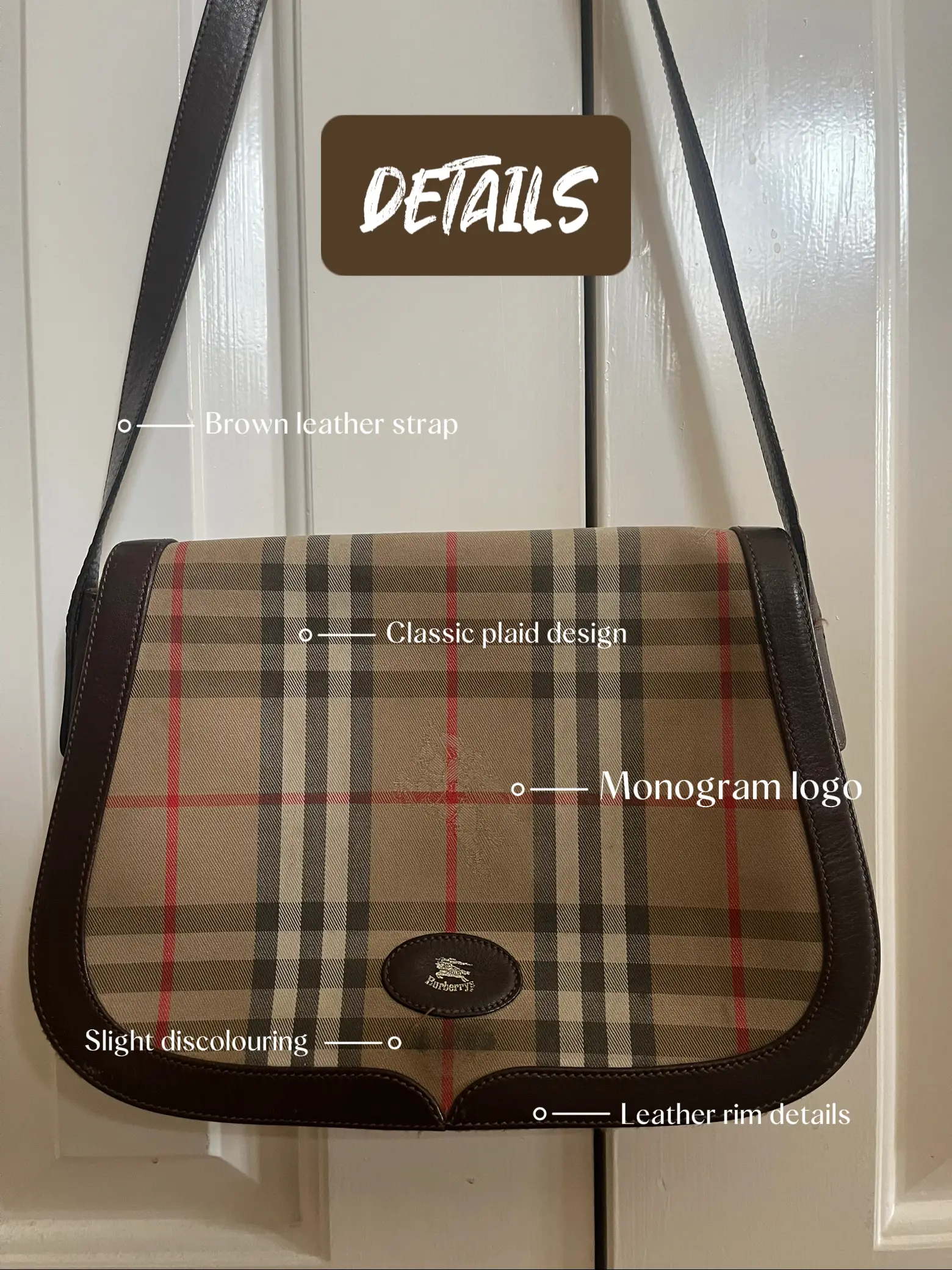 The Classic Vintage Burberry Bag, Review, Gallery posted by BELLE