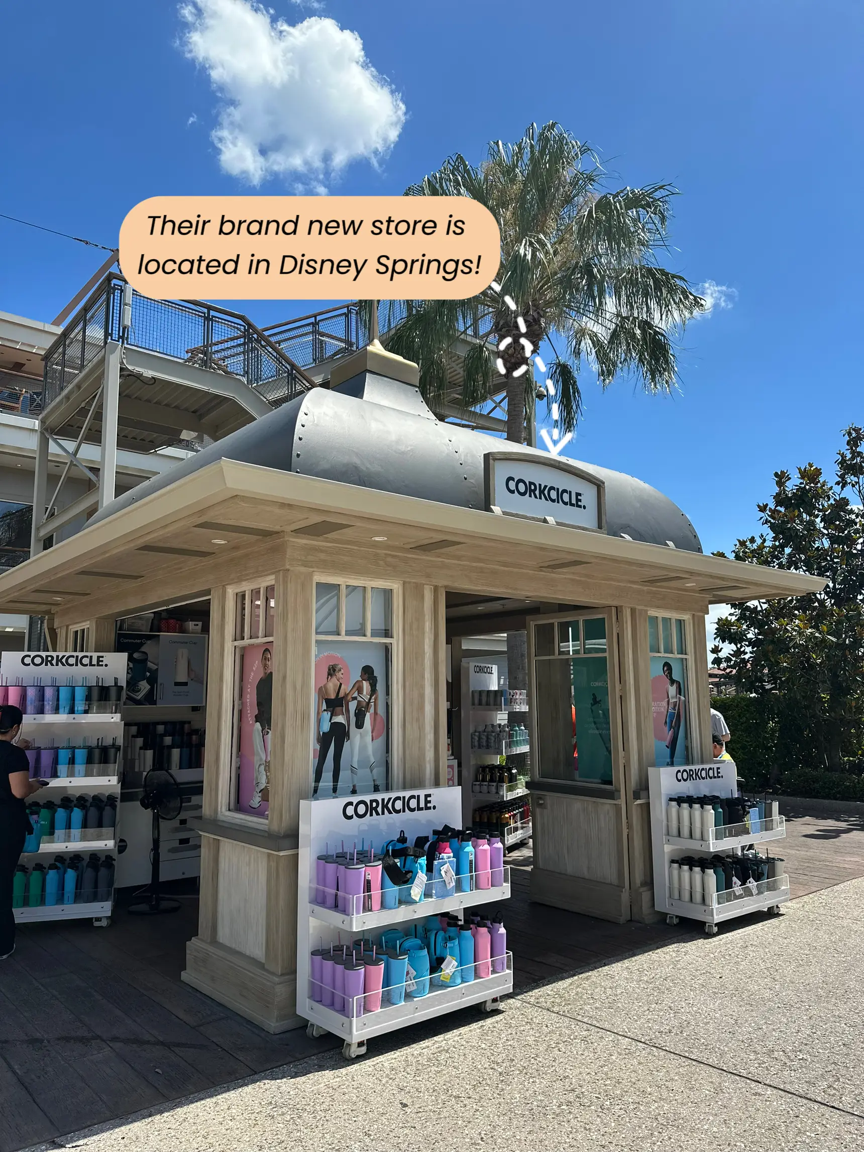 Let's Take a Look at the New Corkcicle Kiosk at Disney Springs