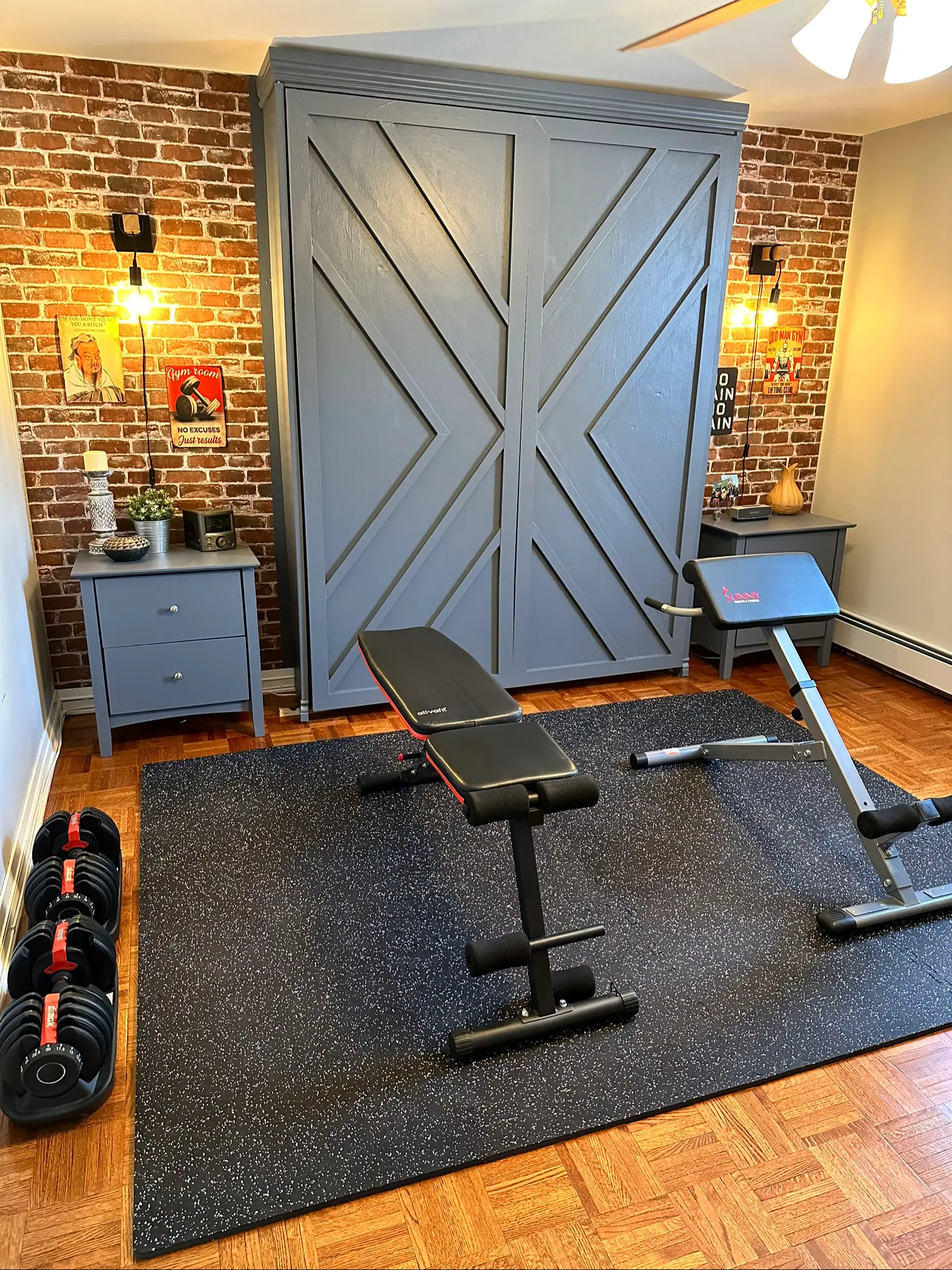 DIY Murphy Bed for Workout Guest Room