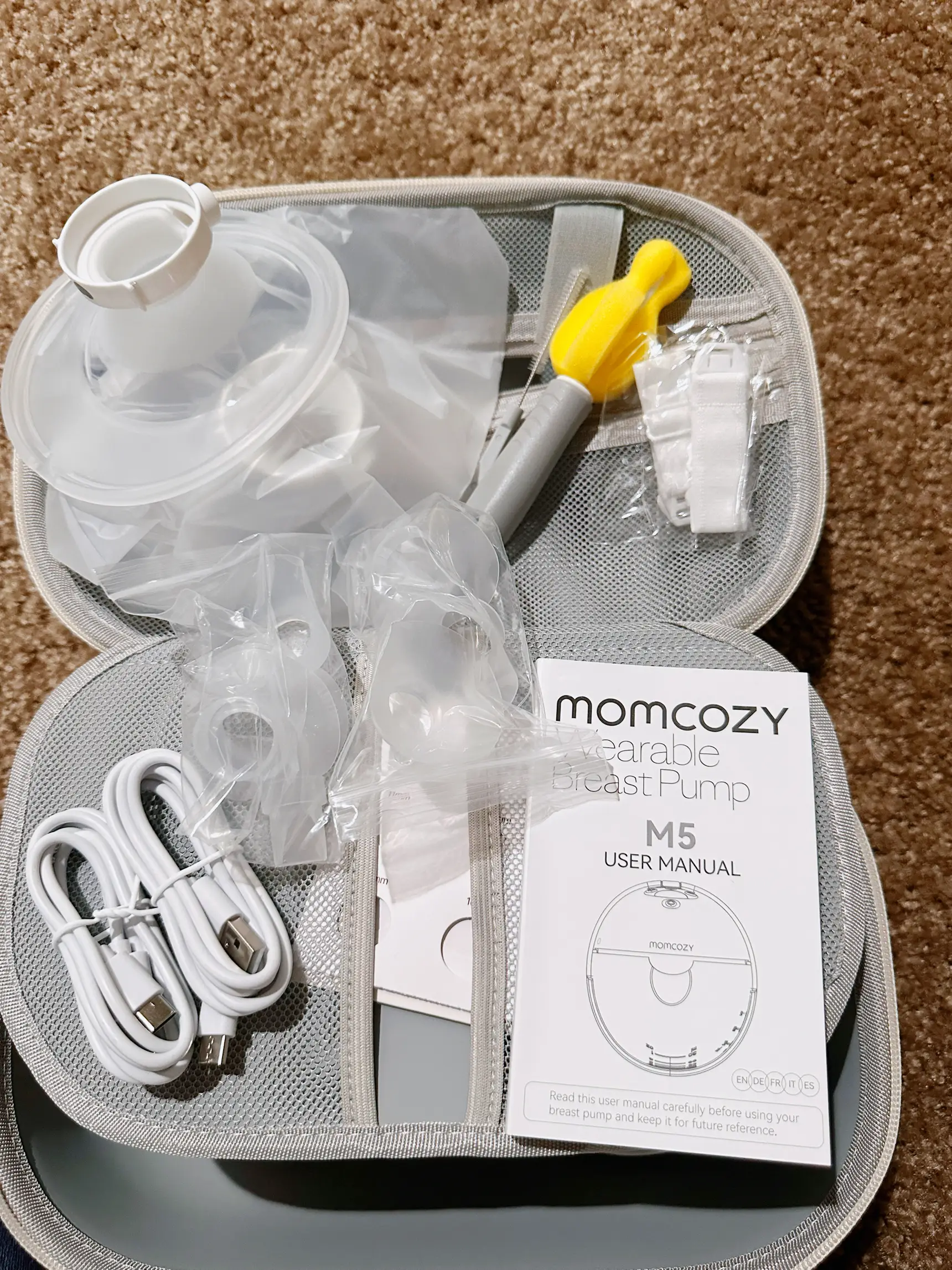 New momcozy wearable breast pump 😍
