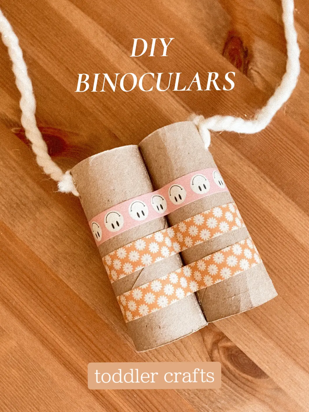 Toddler Craft Idea: DIY Binoculars, Video published by Summer Telban