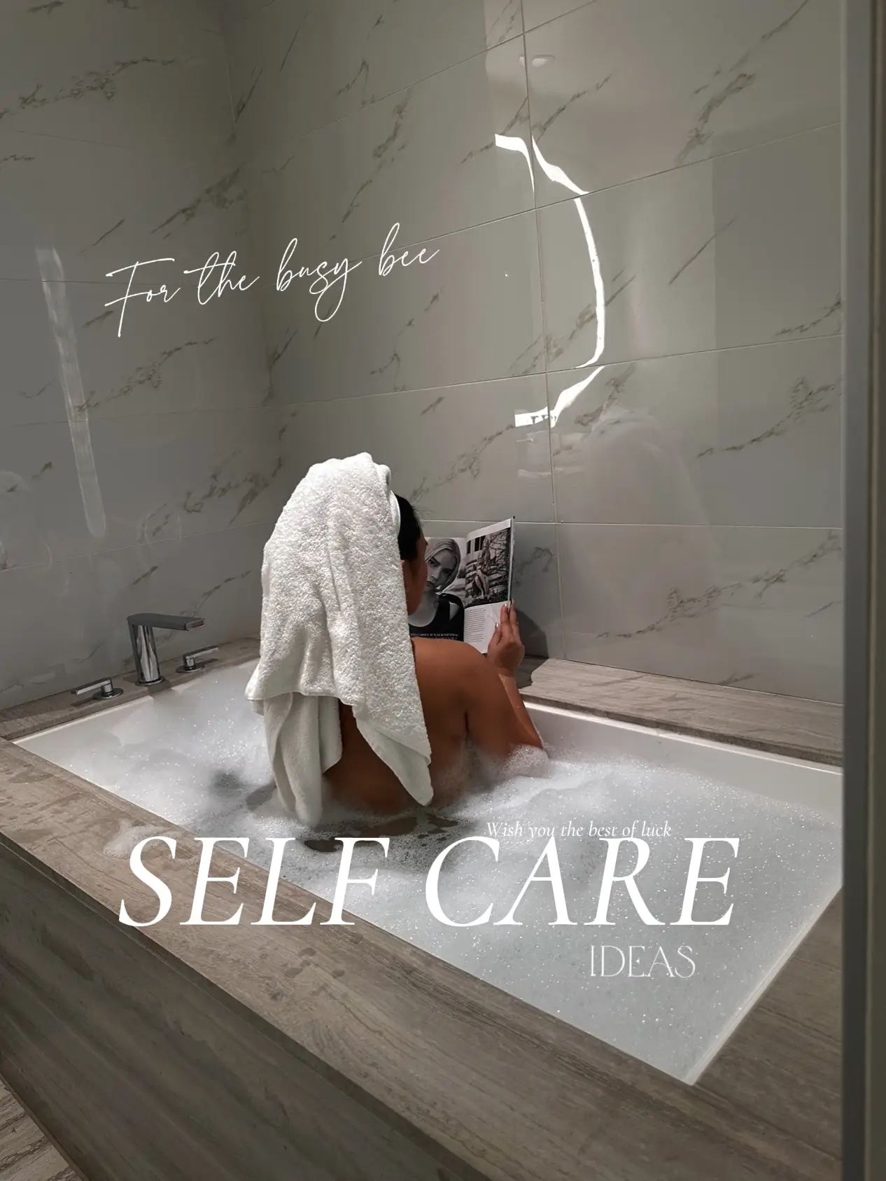 Self care ideas for the busy bee's images