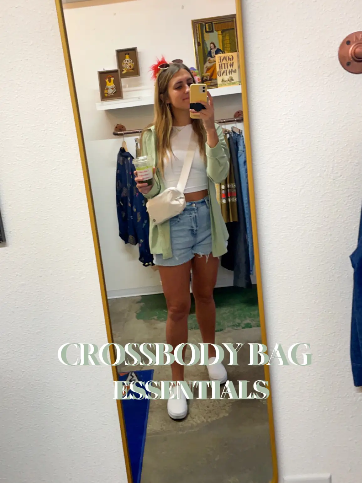 lululemon crossbody bag outfit - Lemon8 Search