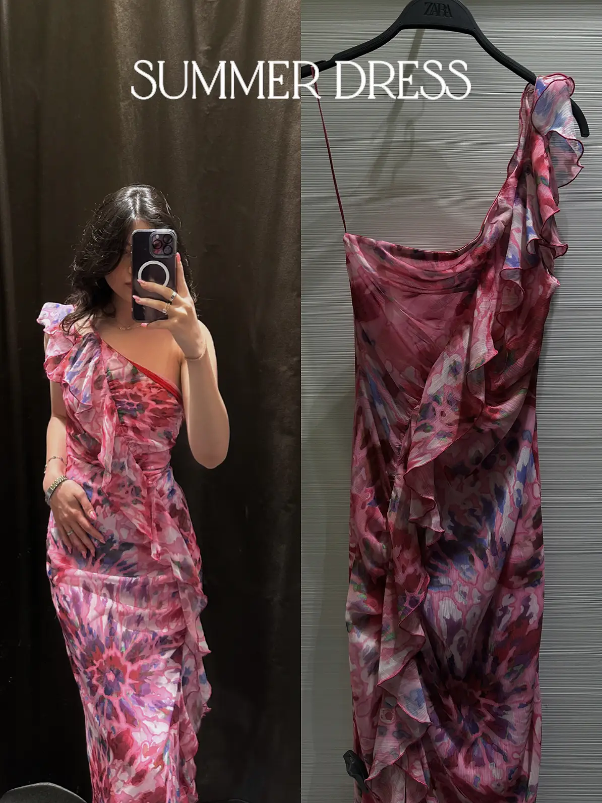 I bought a Zara dupe for Skims' viral pink dress - I liked the cheap one so  much better