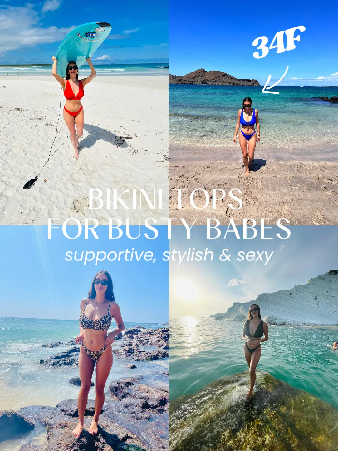 ✨5 best bikini tops for busty & larger chest women