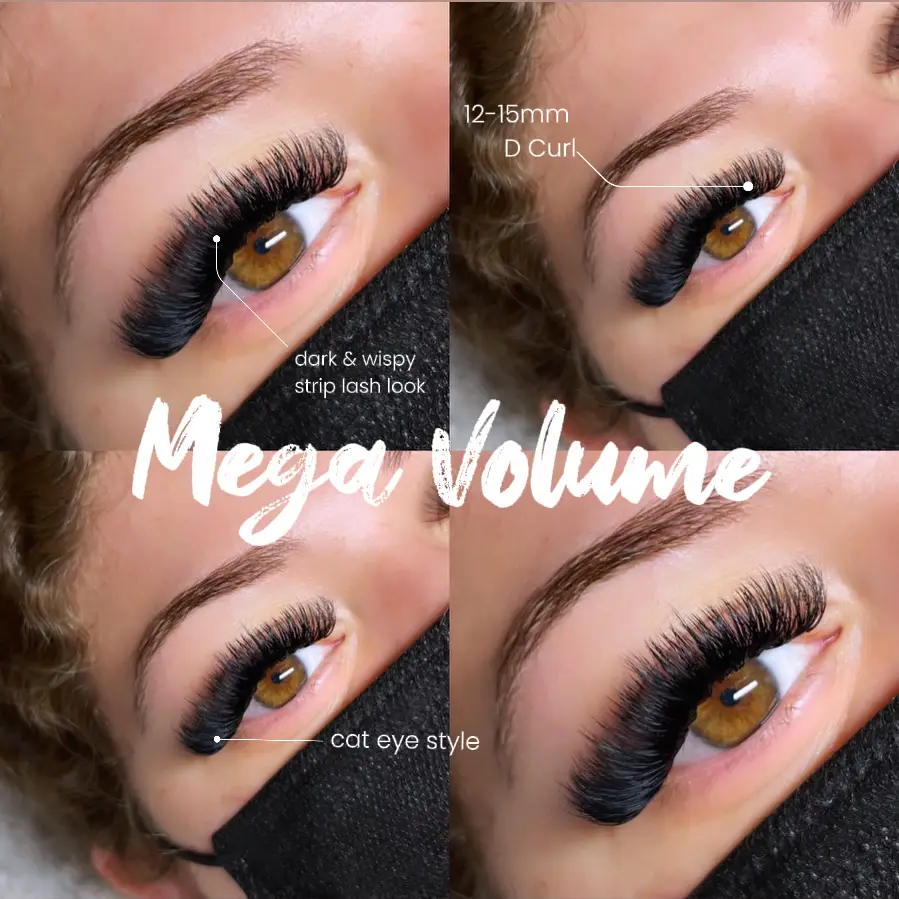 mega & volume lash extension inspo pics | Gallery posted by Brenda | Lemon8