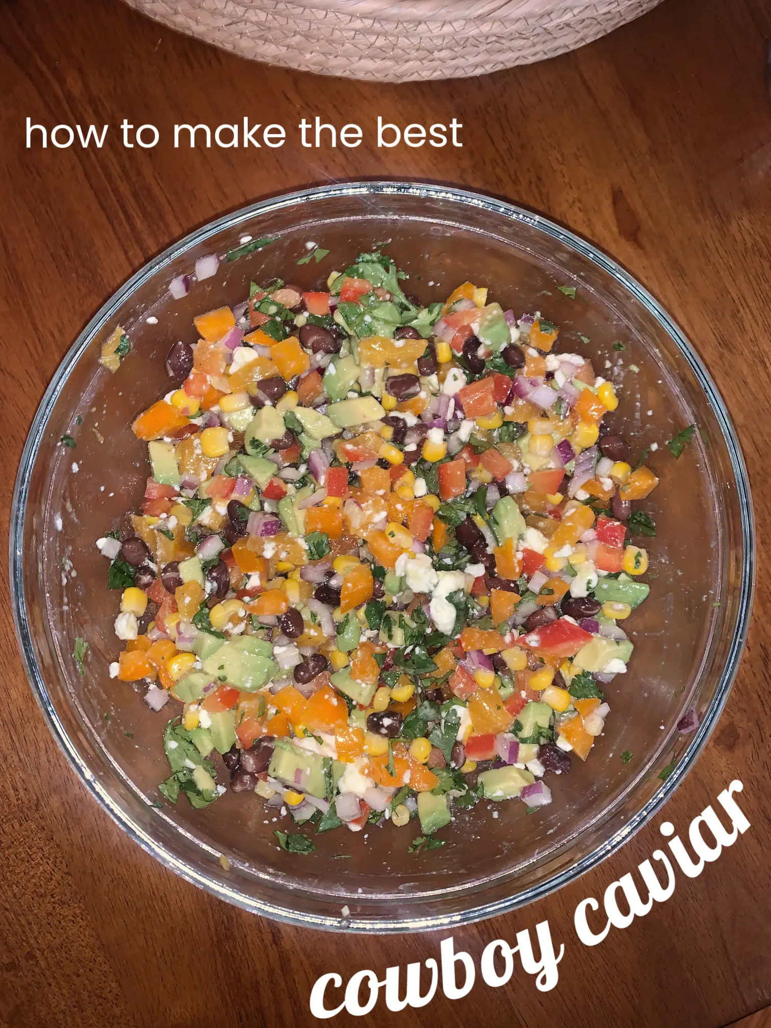 Viral 'Cowboy Caviar'-Inspired Salad (Meal Prep)