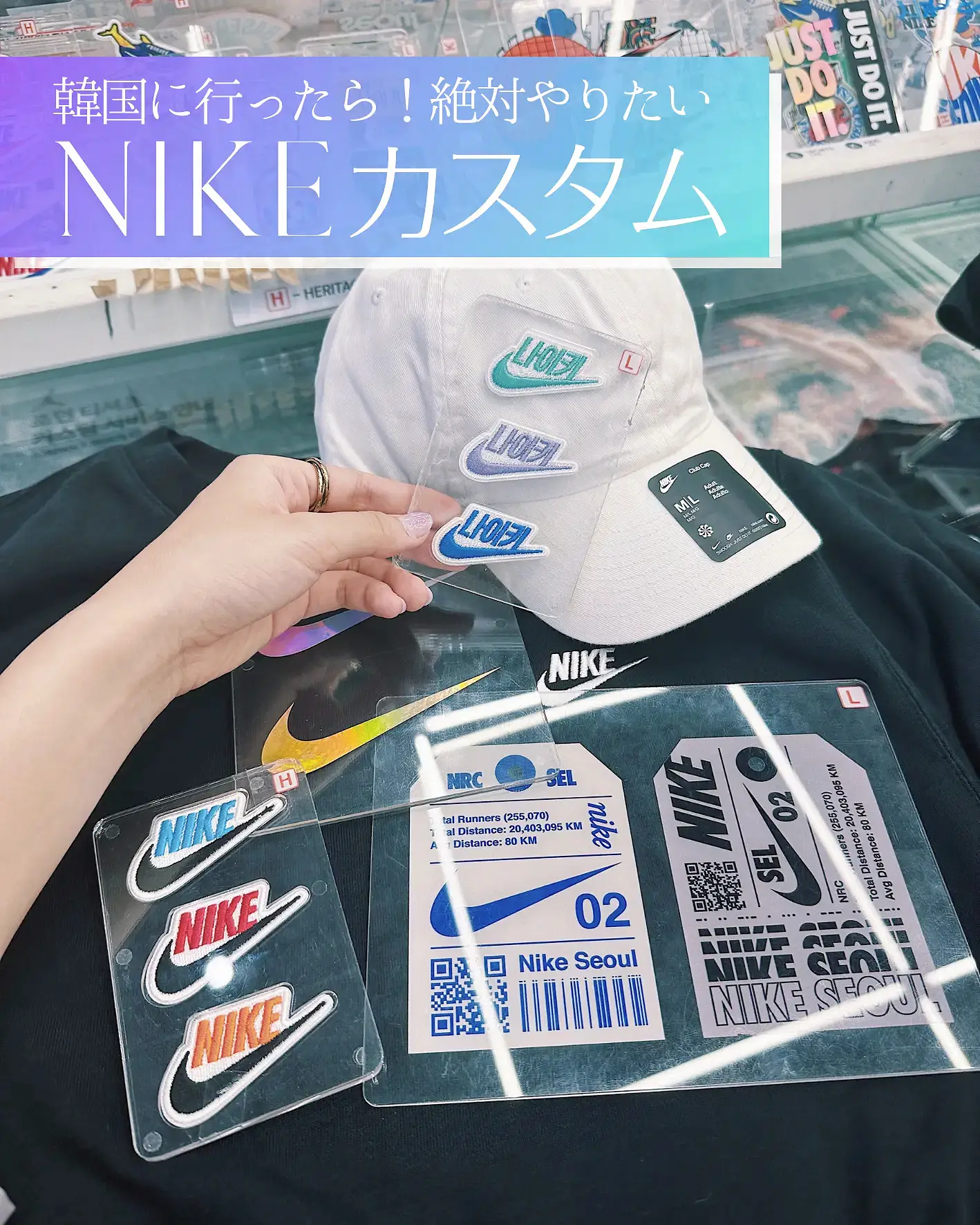 高額売筋】 江南店 パーカー オリジナル カスタム 韓国 NIKE 限定 新品 ...