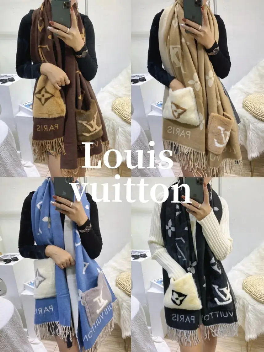 新品箱袋付❗️LVロゴマフラー✨ヴィトンマフラー❗️ヴィトン　マフラー　メンズ 新品箱袋付❗️LVロゴマフラー✨ヴィトンマフラー❗️ヴィトン