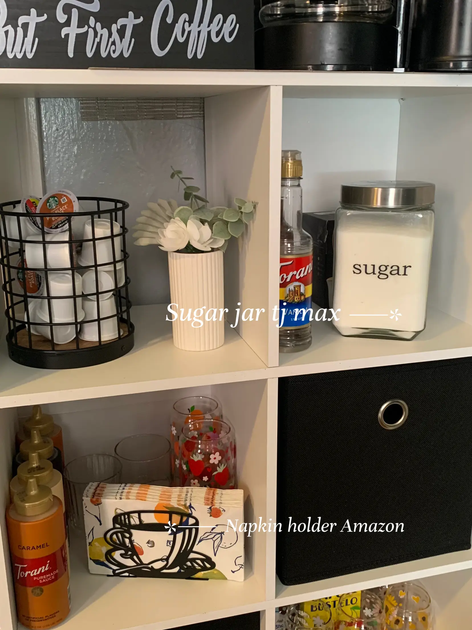 Coffee Bar - 9 Cube Organizer