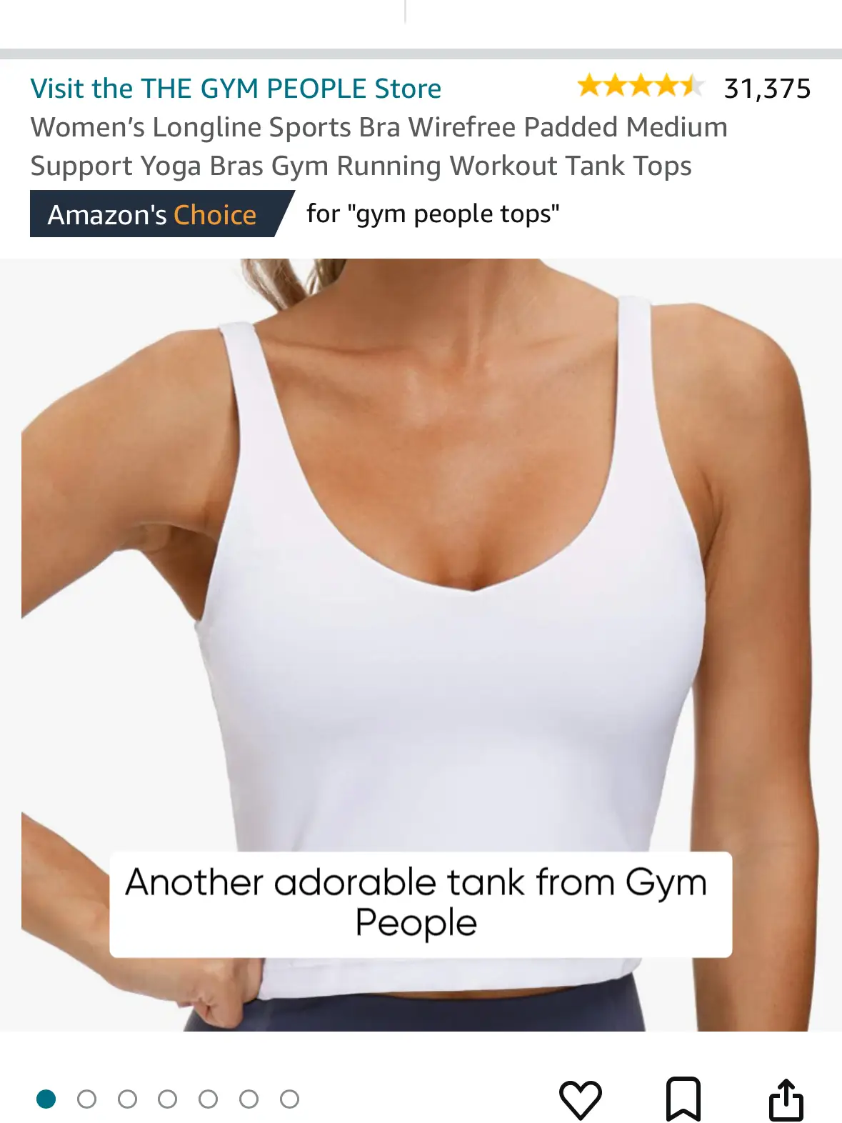 Women's Longline Sports Bra Wirefree Padded Medium Support Yoga Bras Gym  Running Workout Tank Tops 