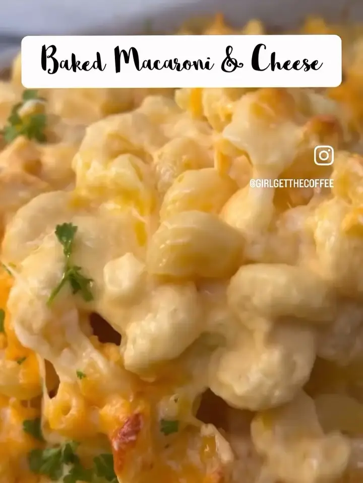 Baked Macaroni & Cheese Recipe Video published by Girlgetthecoffe