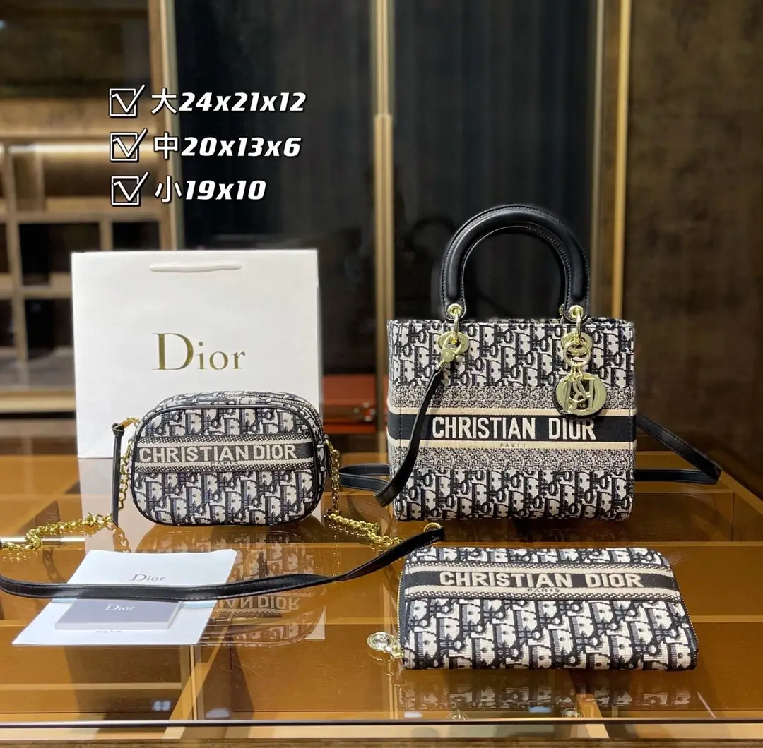 新品☆Dior ディオール トートバッグ ゴールド 金 刺繍 ホリデー 2023 ...