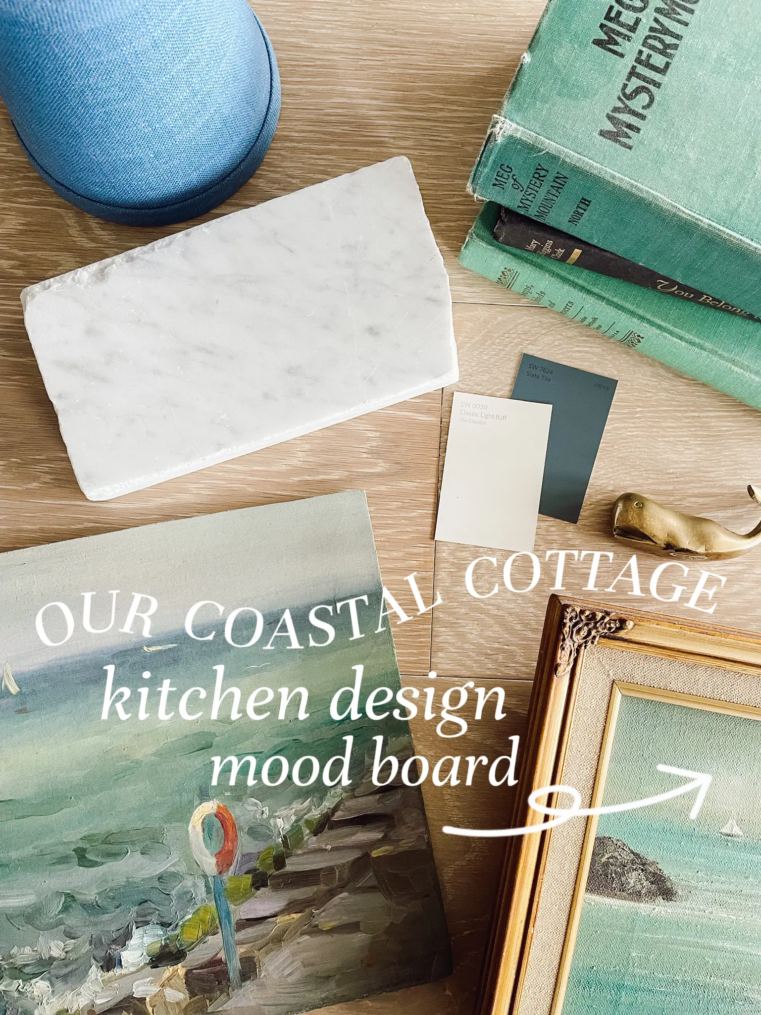 My Coastal Cottage Kitchen Design Mood Board ⛵️🌊's images
