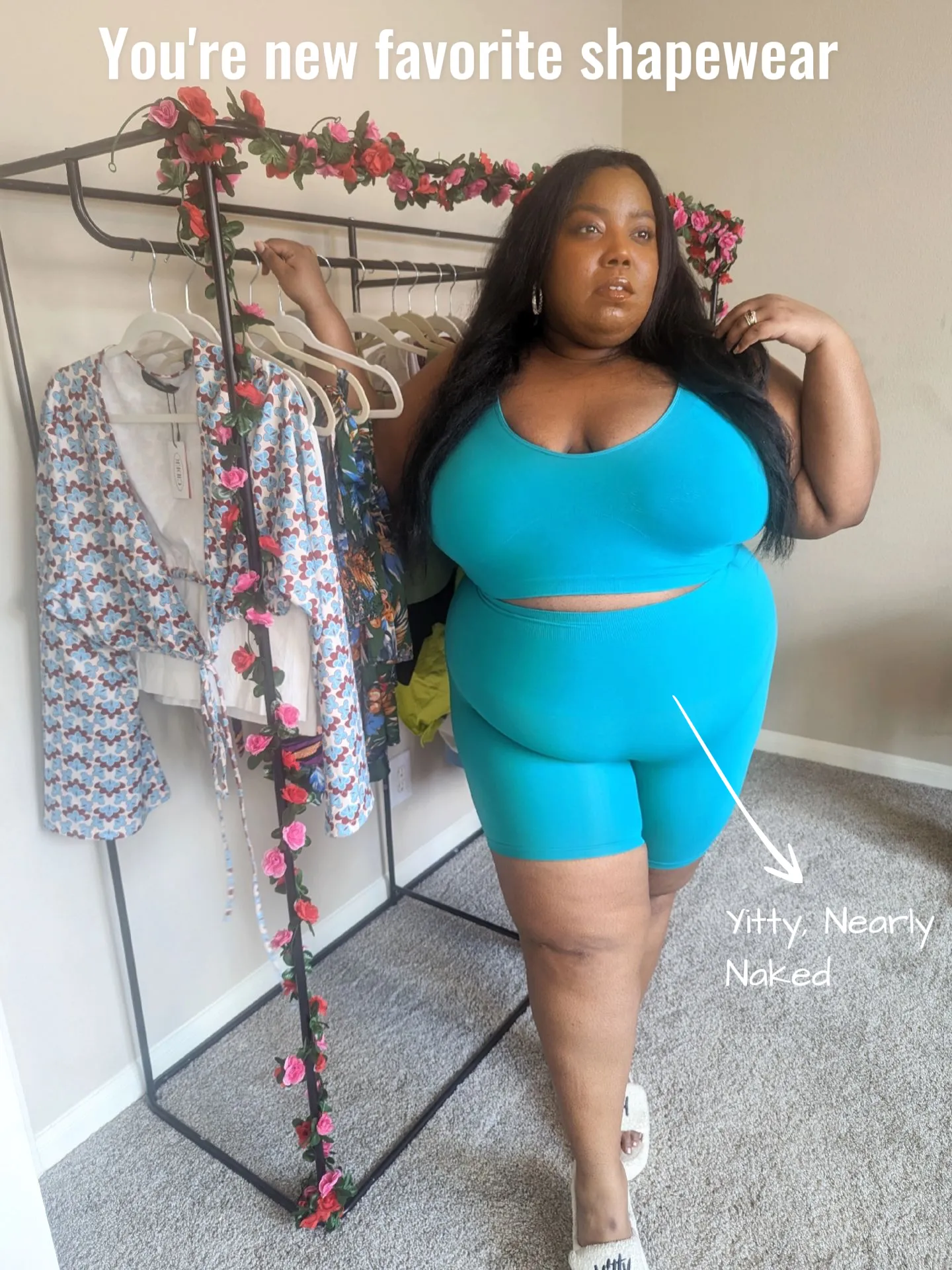 YITTY Nearly Naked Shaping High Waist Short : : Clothing, Shoes &  Accessories