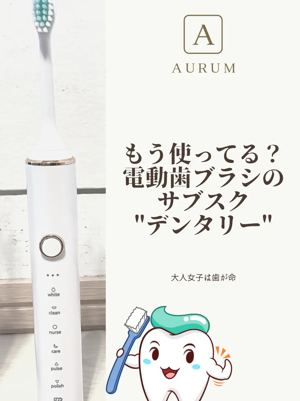 クラプロックス オーウェン 電動歯ブラシ ブラックisホワイト