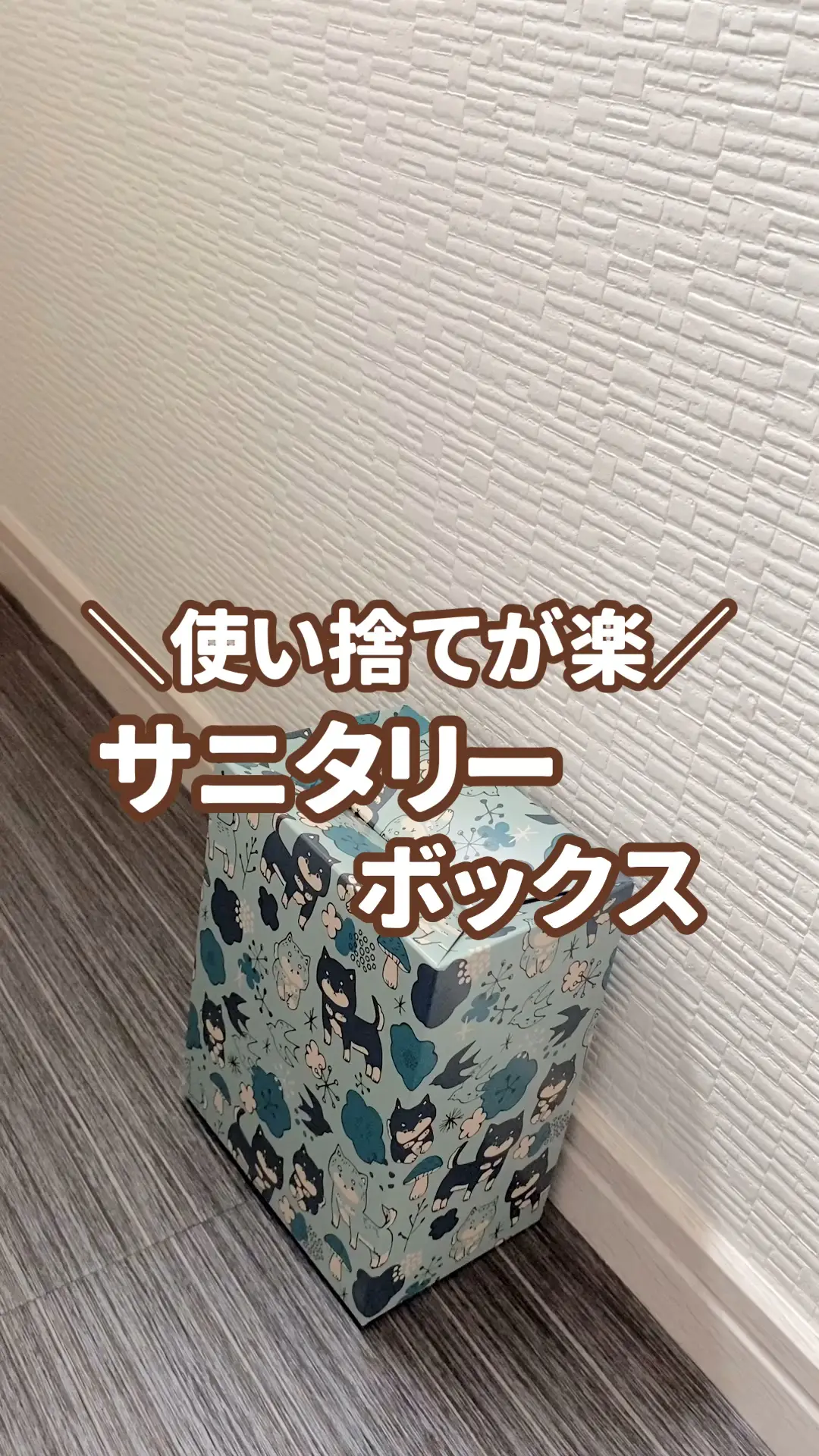 使い捨てが嫌！サニタリーボックス