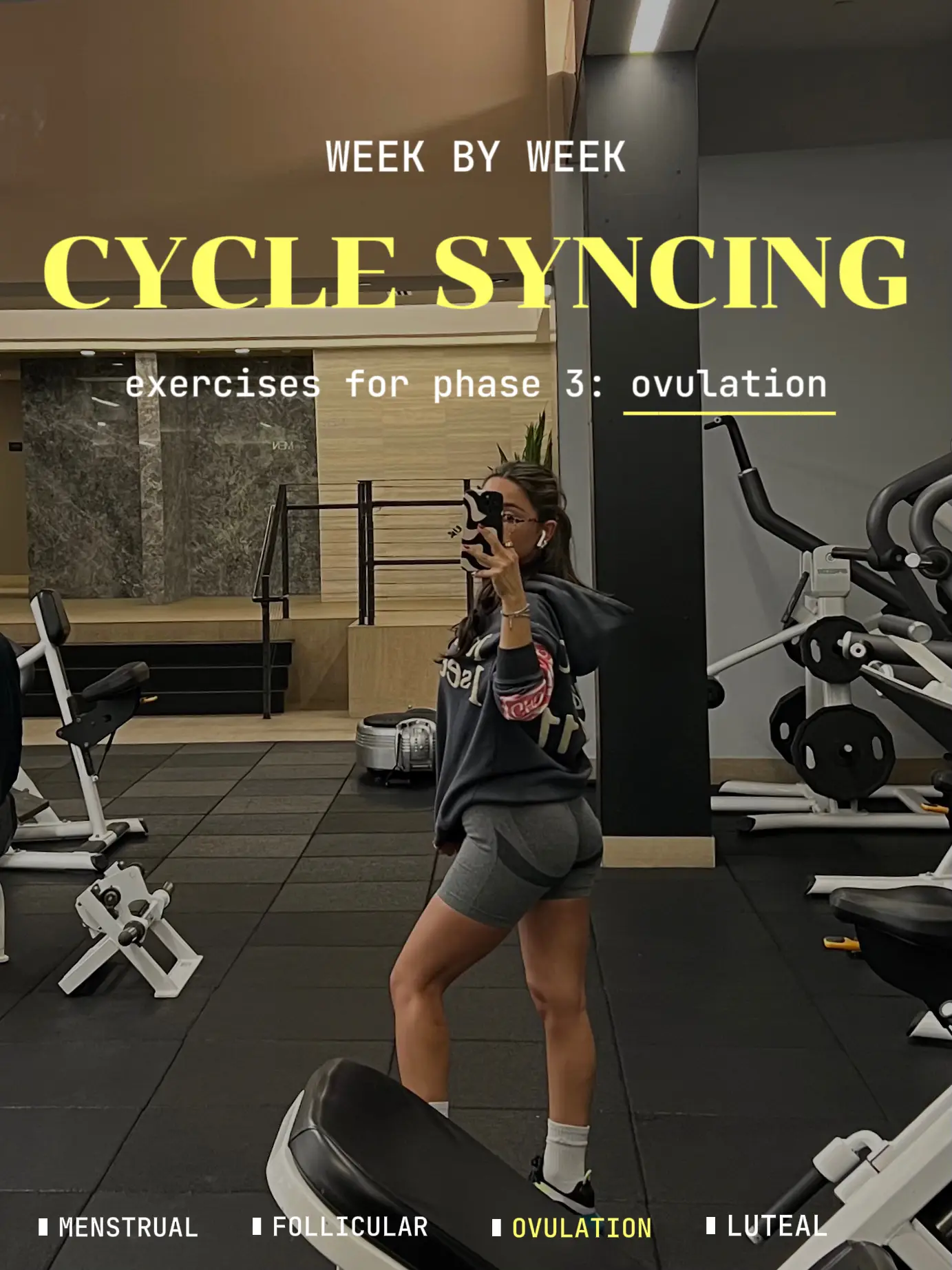 4 Week Cycle Syncing Program - A Sculpt Body