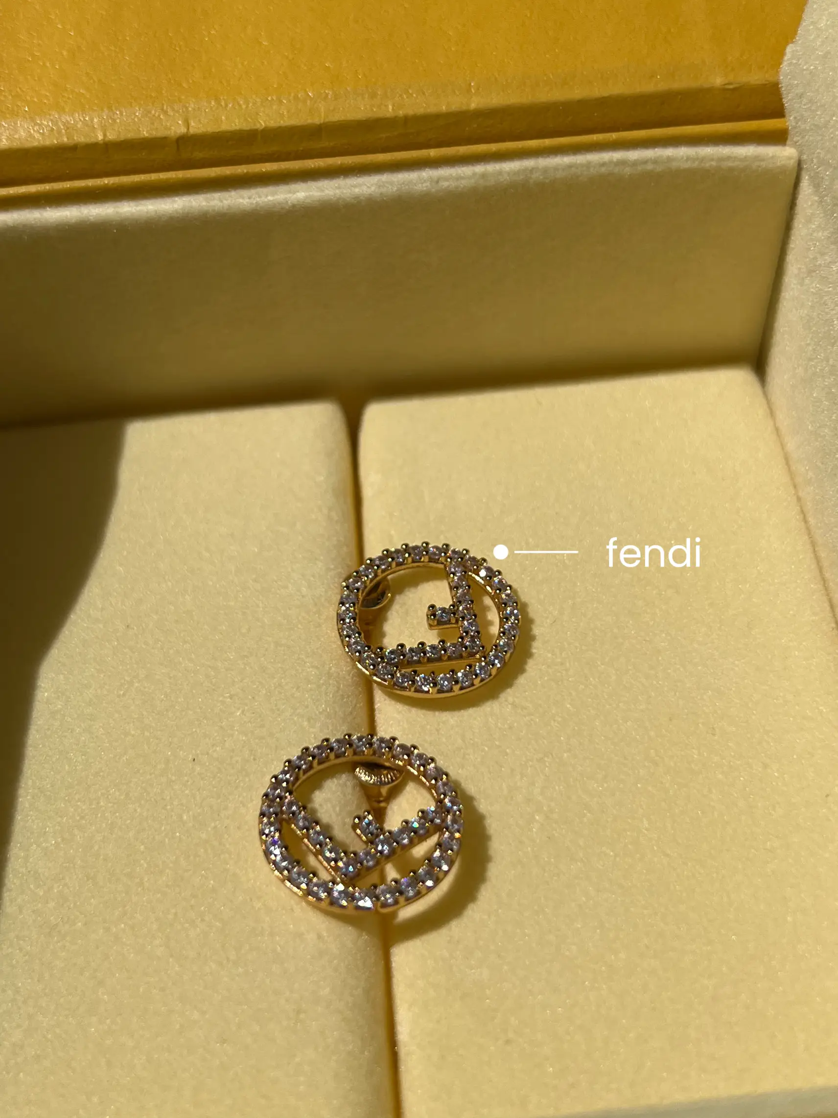 Luxury Earrings, DUPE Edition, Fendi