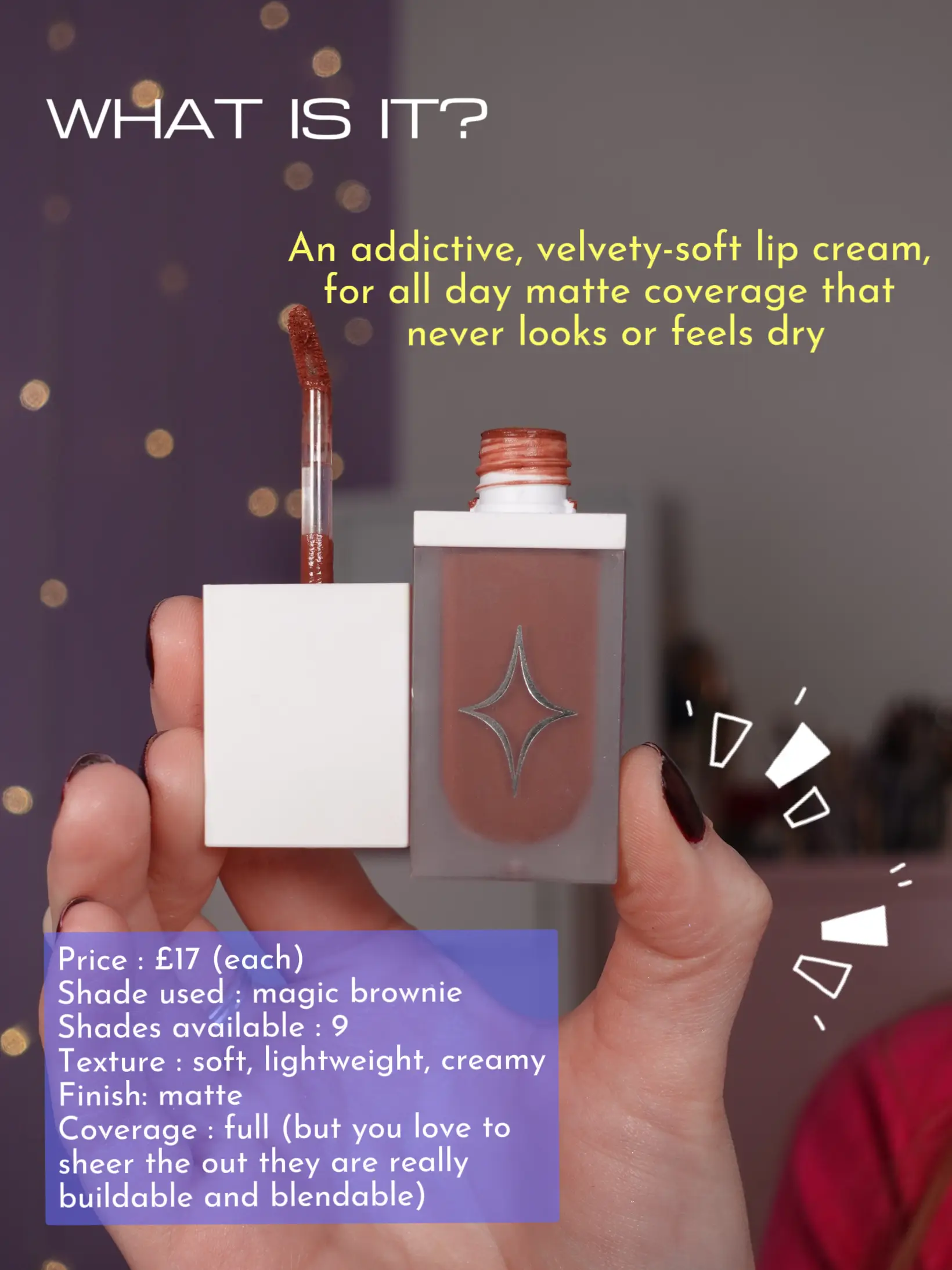 Perfect lipstick! ⭐️ half magic mouth cloud
