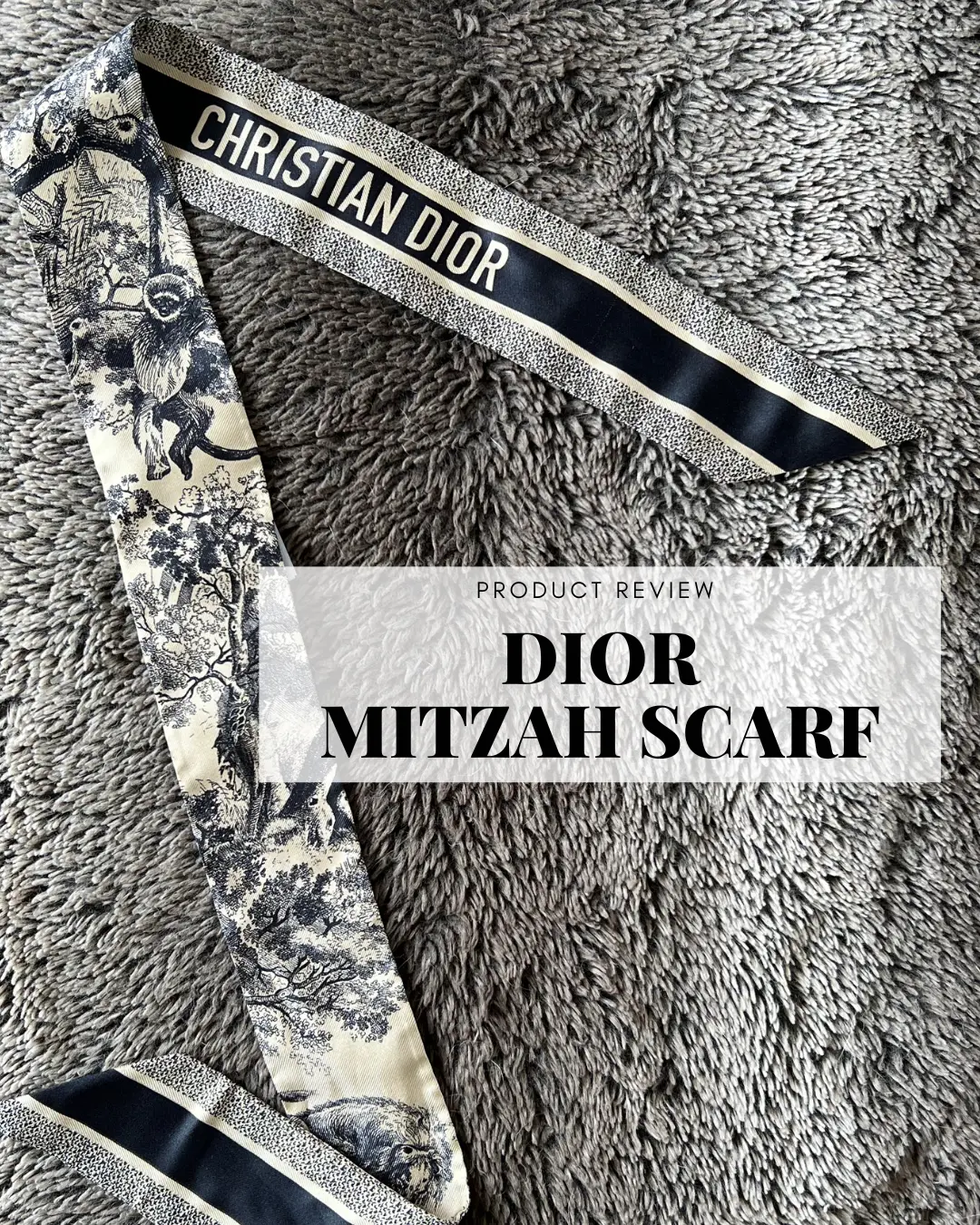 Dior discount mitzvah scarf