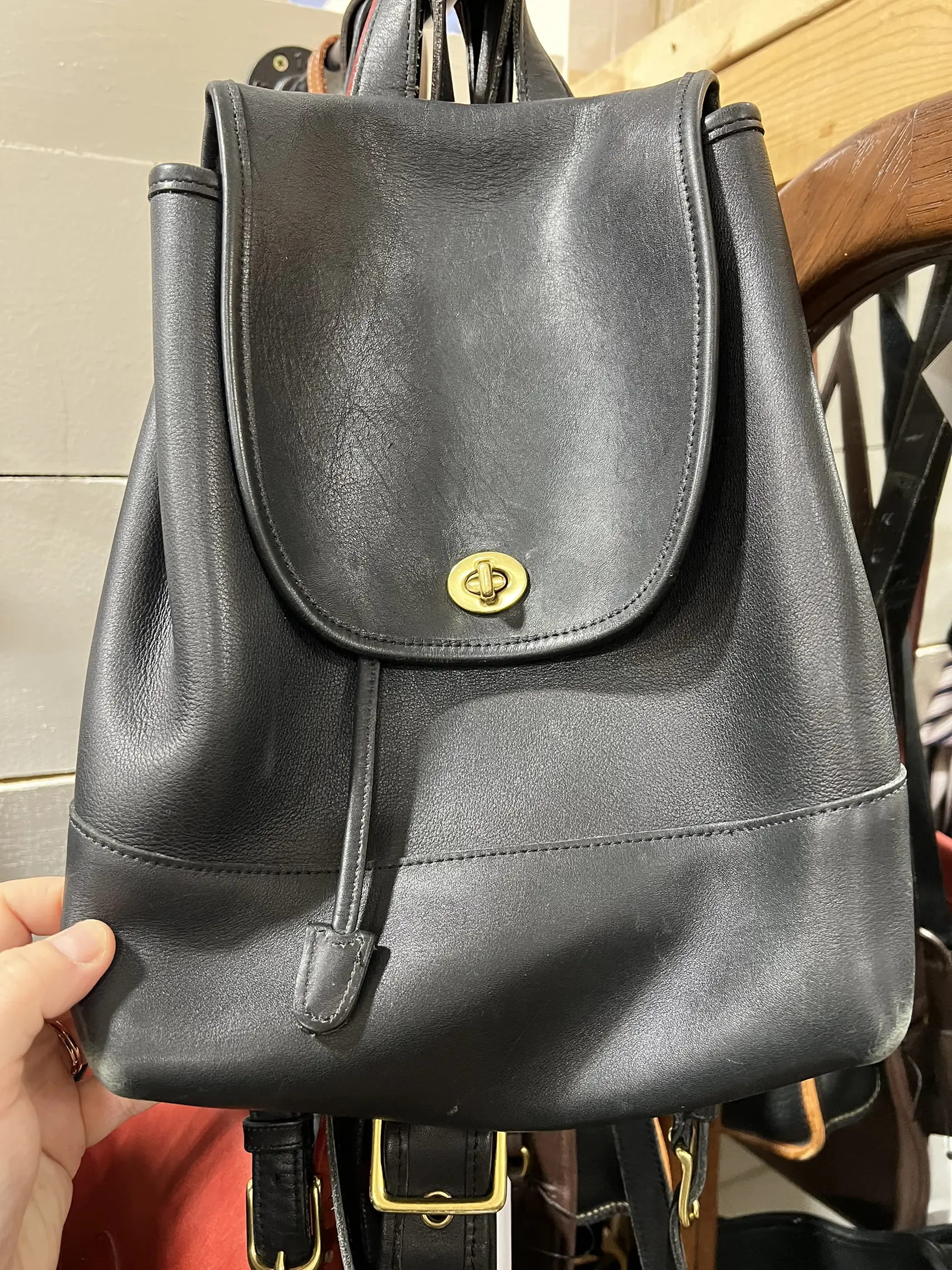 Vintage coach sale mini backpack