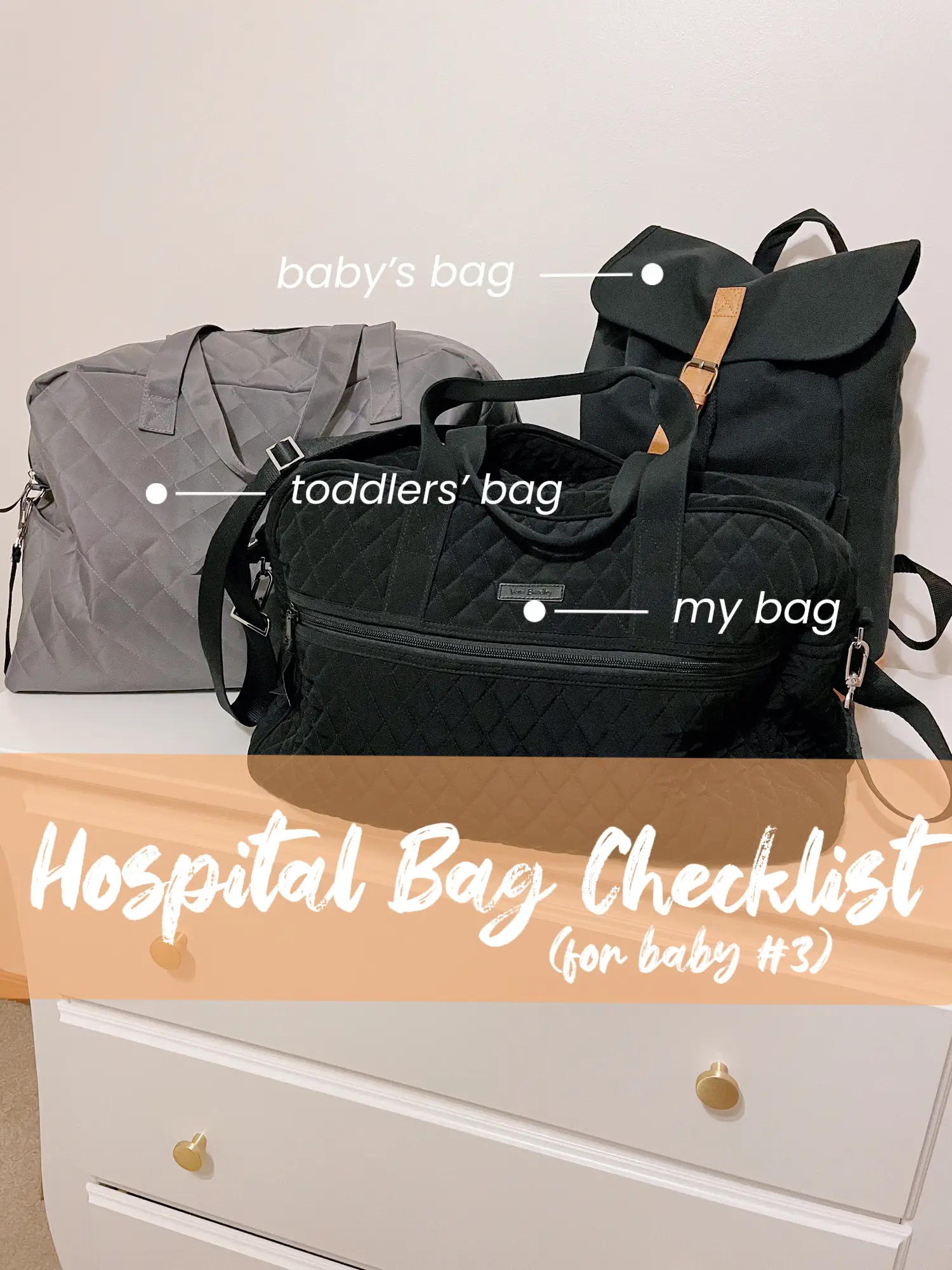 What I'm Packing In My Hospital Bag For Labor And Delivery! // Hospital Bag Must  Haves For Baby #3 