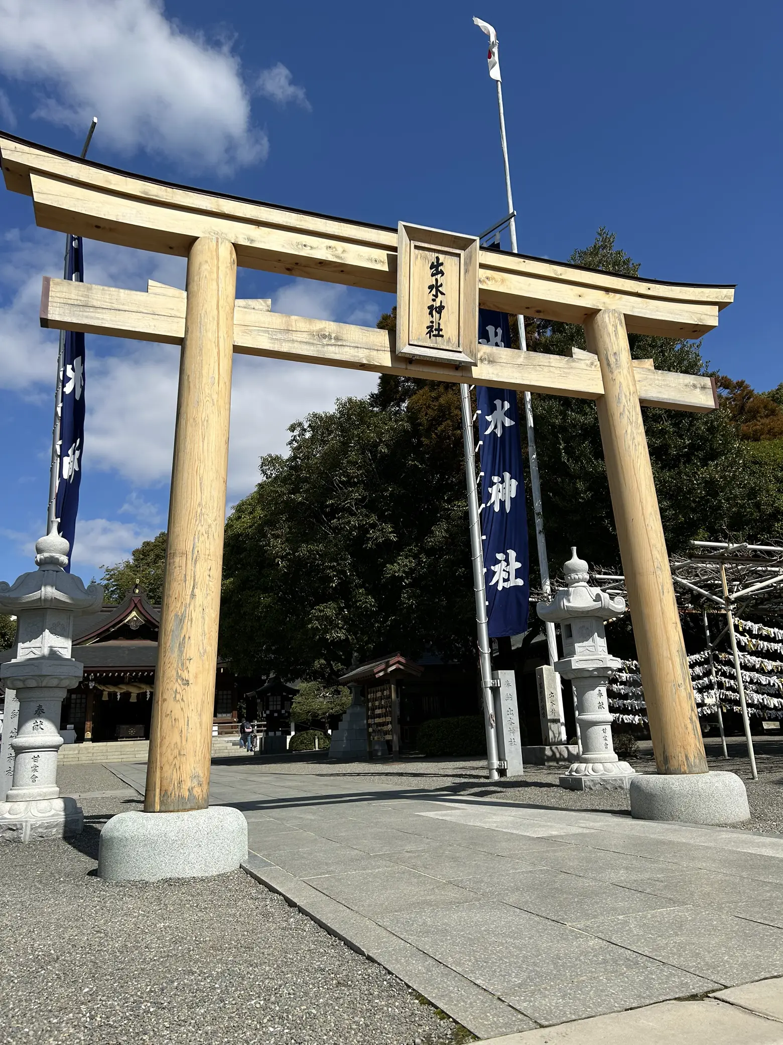 ⛩出水神社@熊本市｜この春行きたい！梅と桜が咲く、切り絵御朱印が