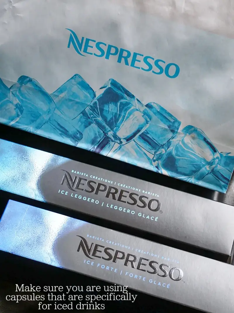 Barista Creations Ice Forte - Nespresso Recipes