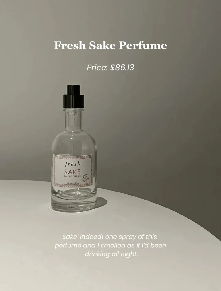 Fresh best sale sake perfume