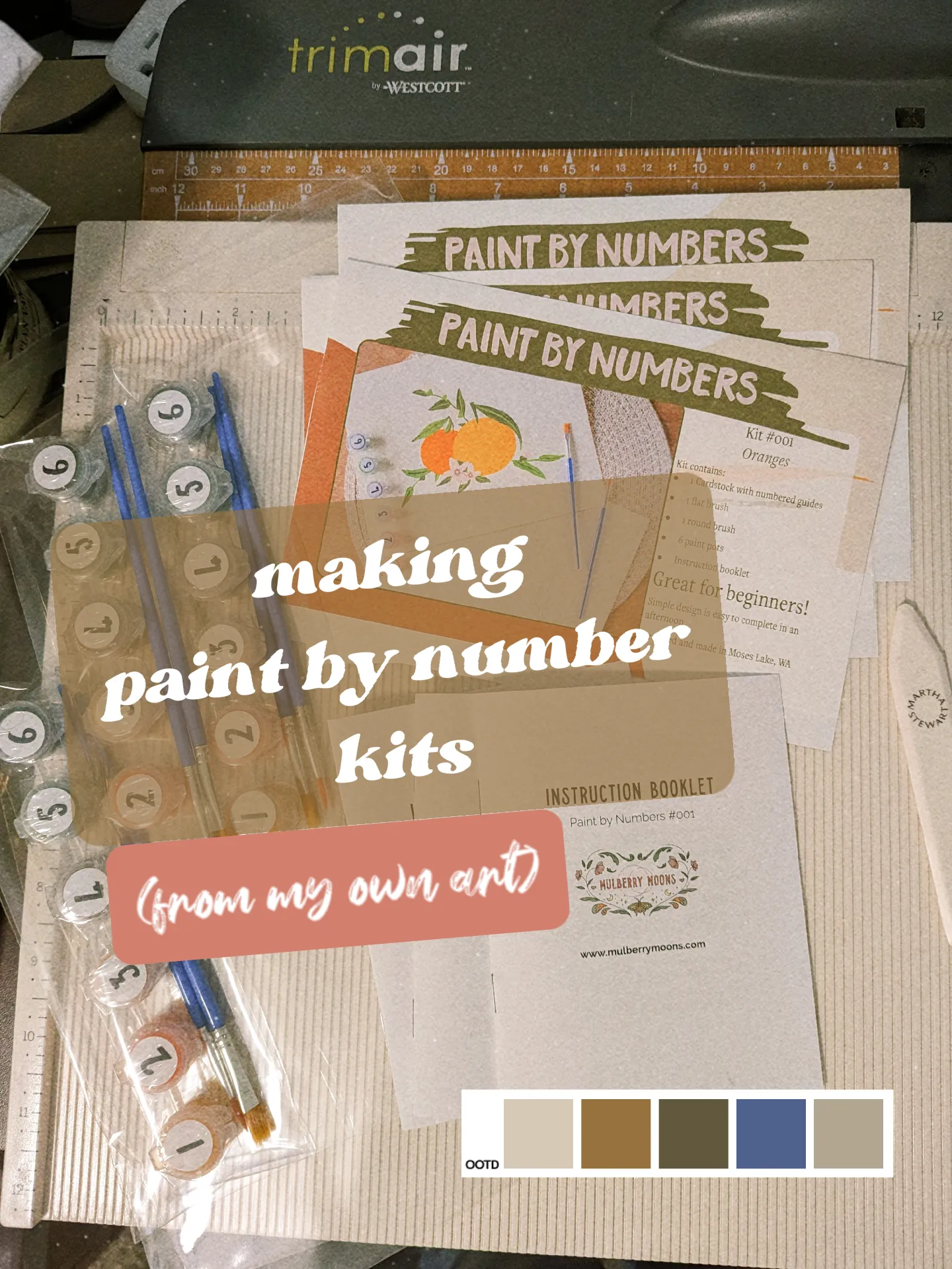 making paint by number kits (from my own art)'s images