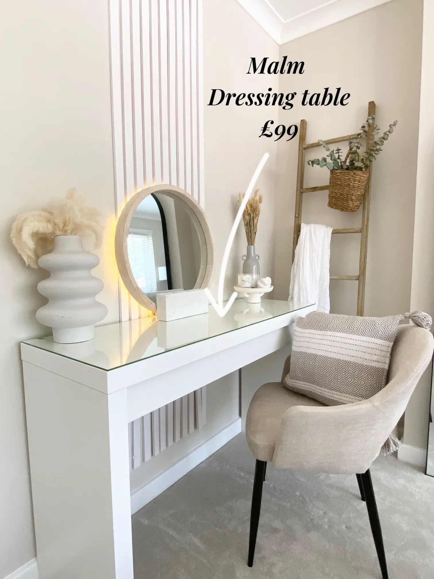 I gave my £89 Ikea Malm dressing table a modern makeover using a £3 B&Q buy  - people can't believe how good it looks