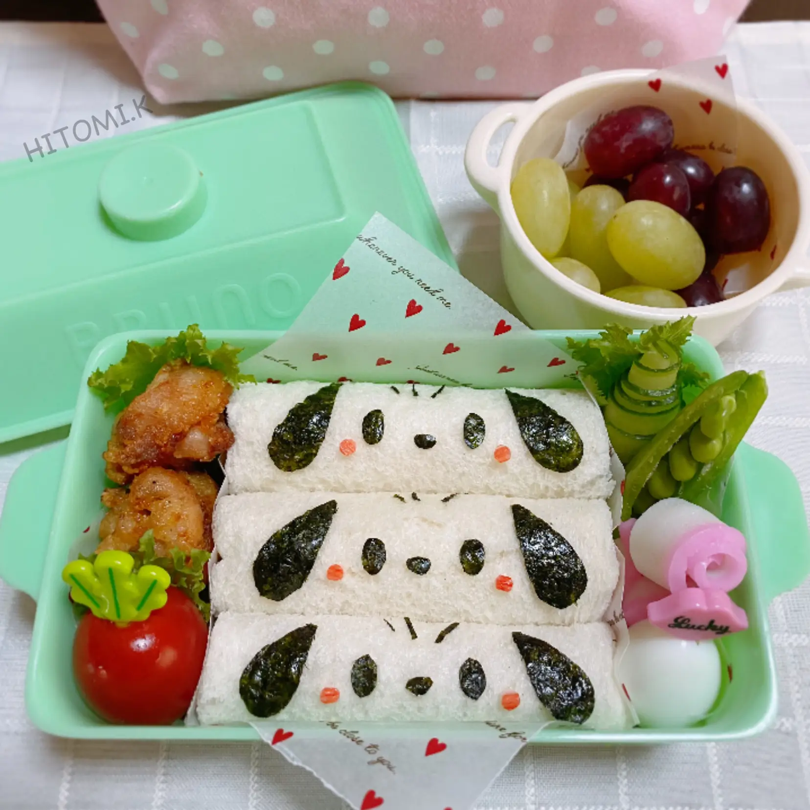 Kuromi-chan & My Melo Bento  Bento box, Bento, Bento box recipes