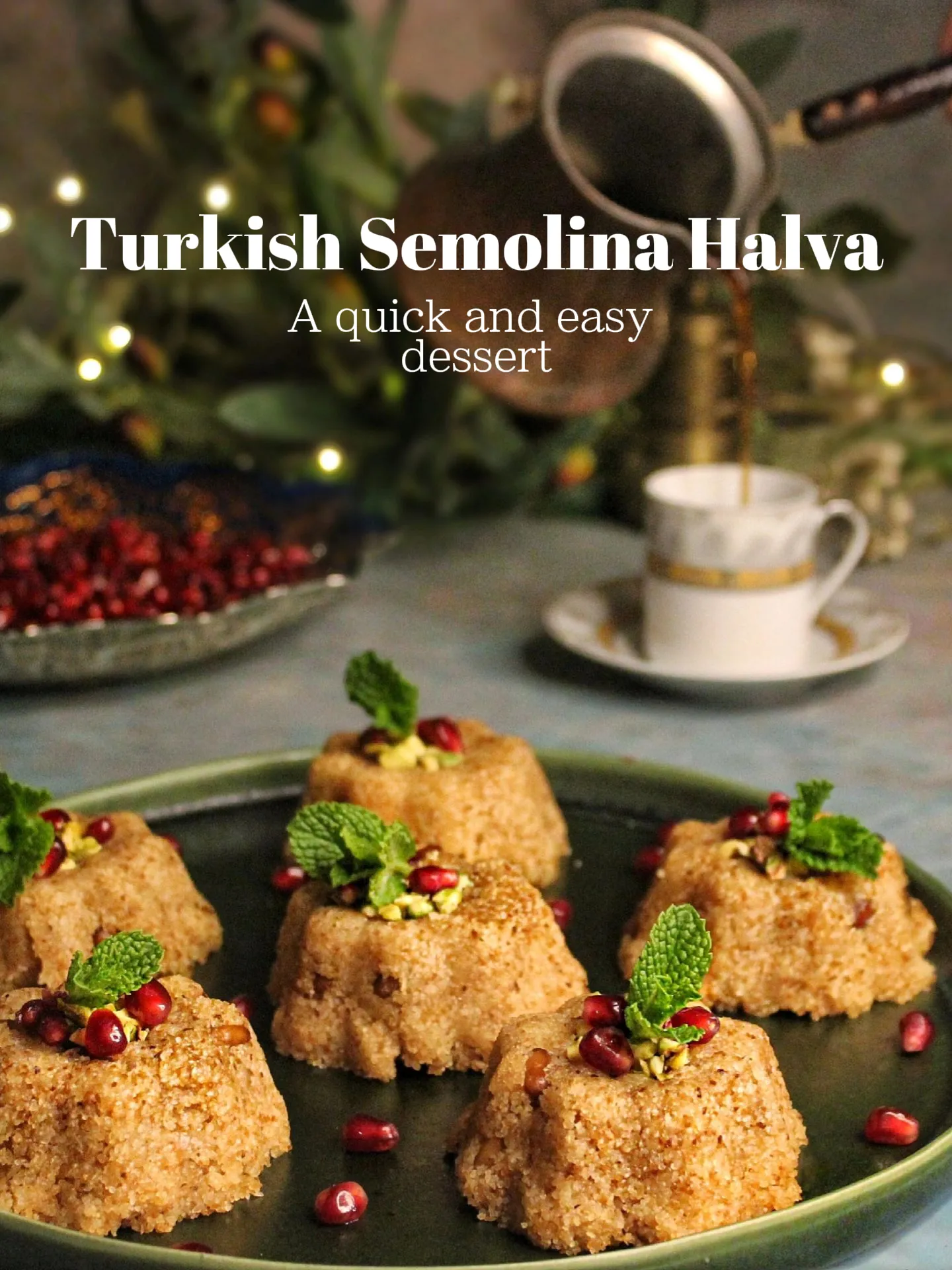 Semolina Halva Recipe  Turkish Style Cooking