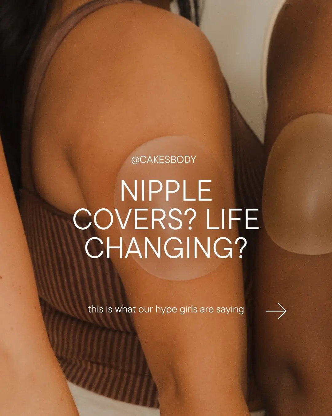 SHAPE NIPPLE COVER BROWN – BABE IN SHAPE