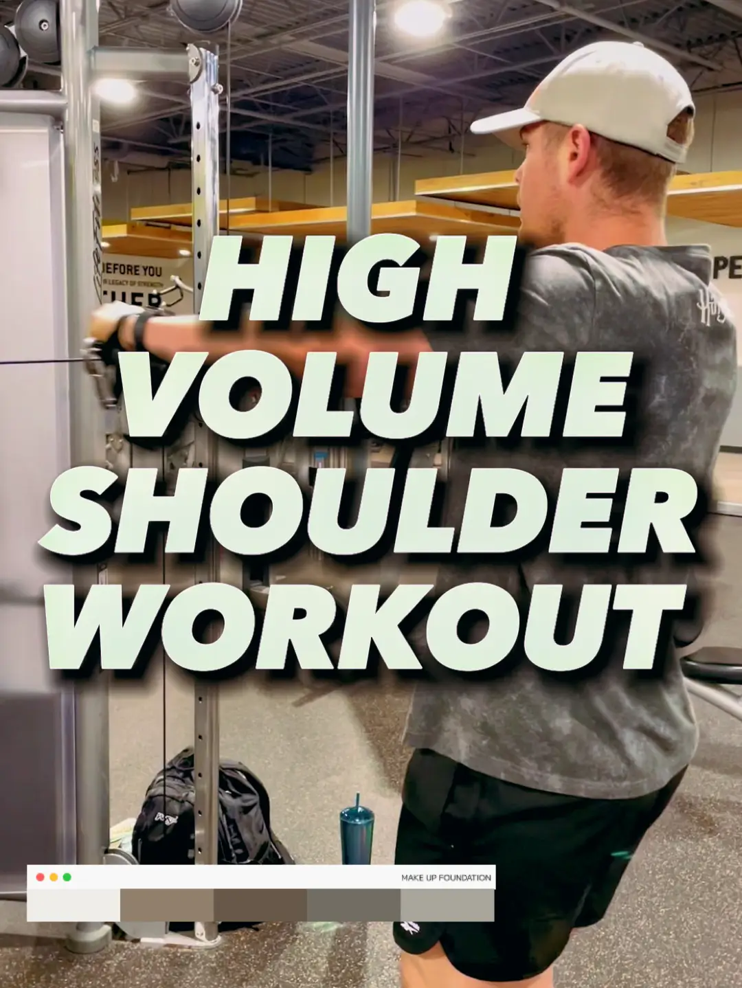 Insane High Rep Shoulder Workout 🏋️‍♀️