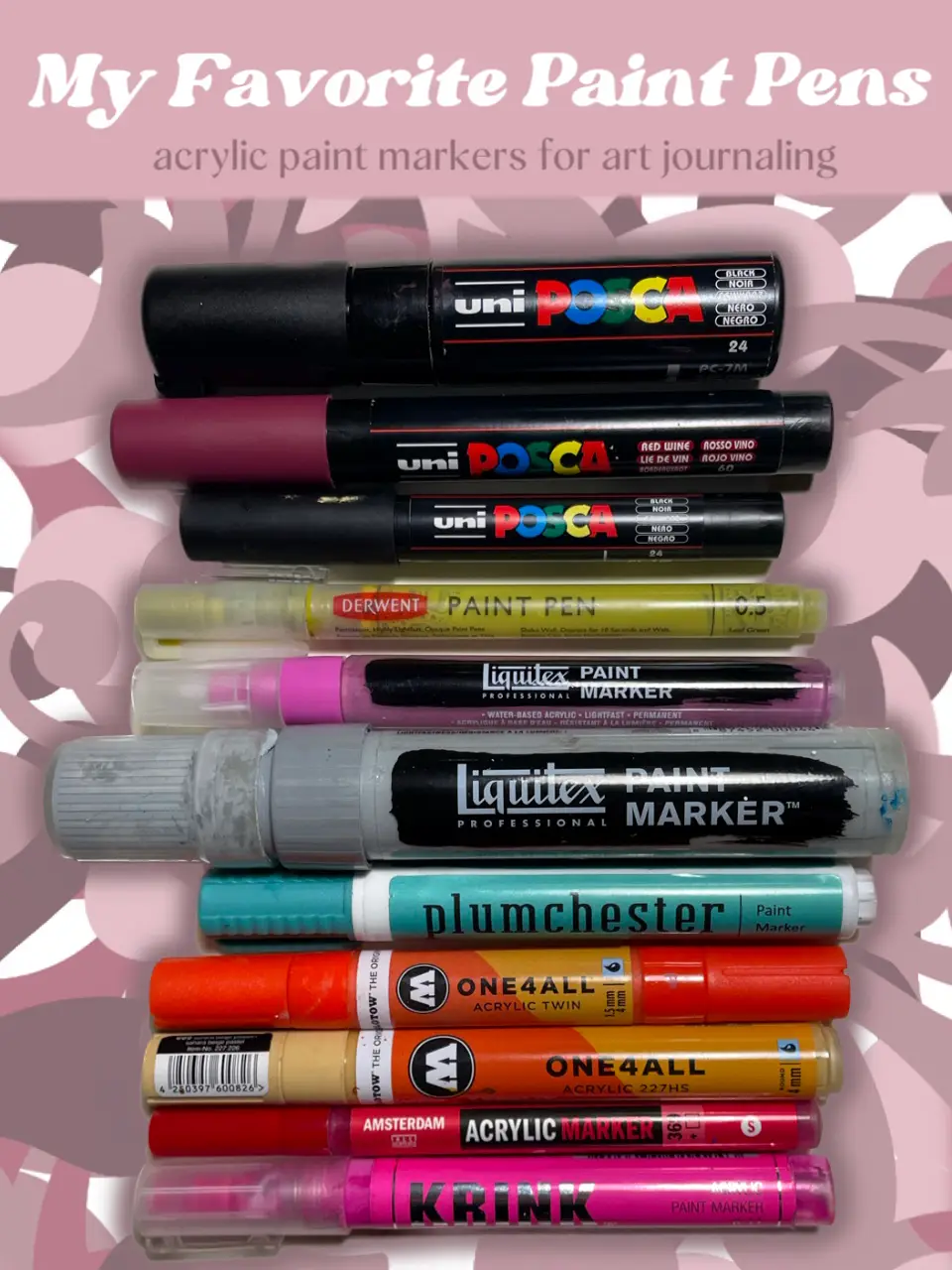My Favorite Markers for Art Journaling