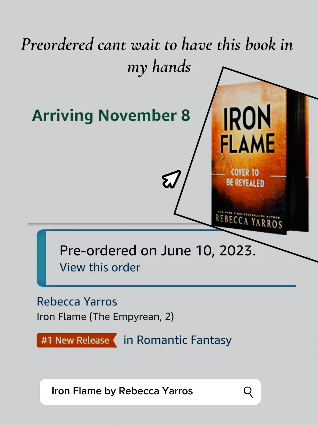 Iron Flame Book Release Date - Lemon8 Search