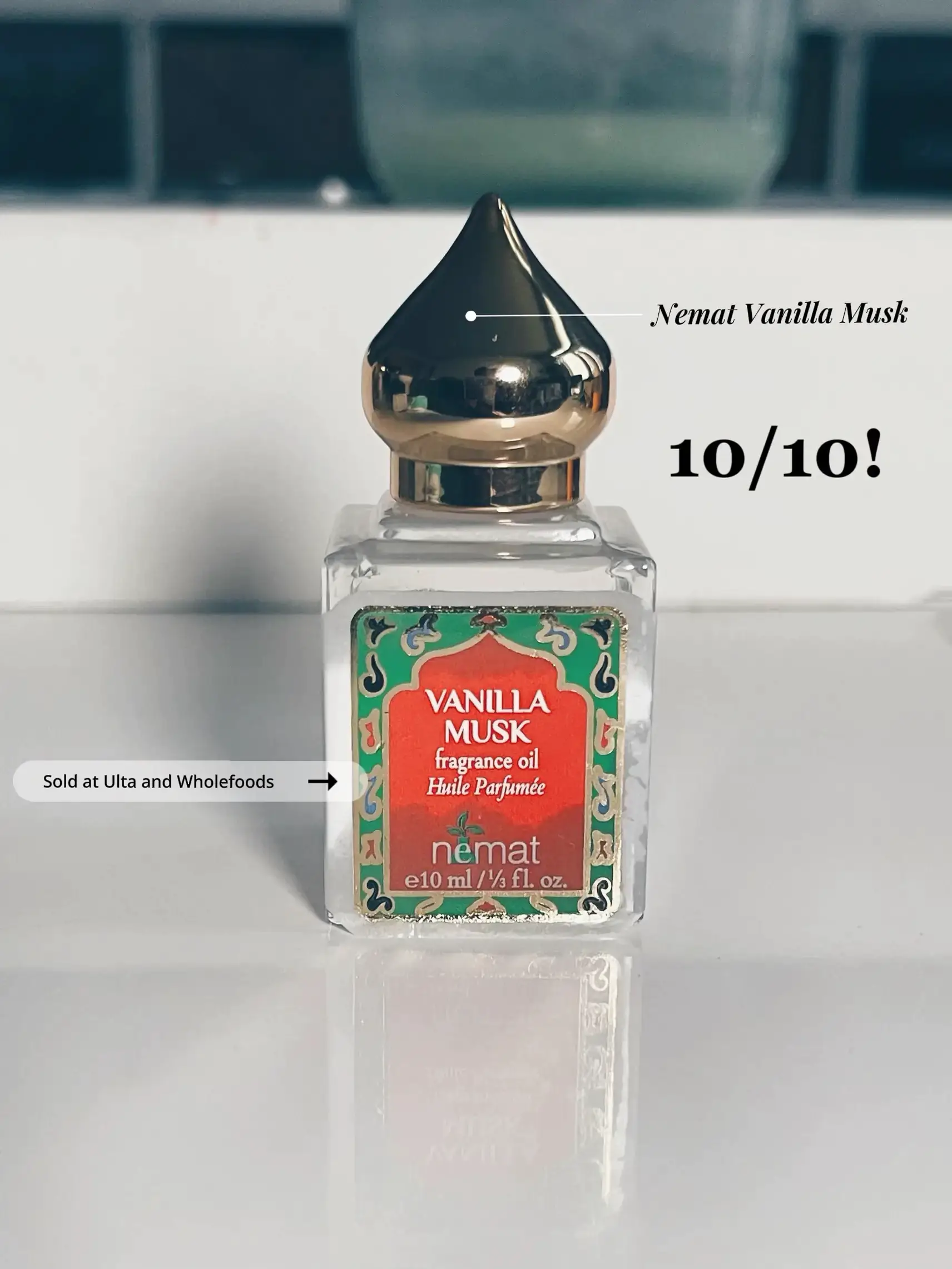 Vanilla Musk Fragrance Concentrated Fragrance Oil by Nemat 
