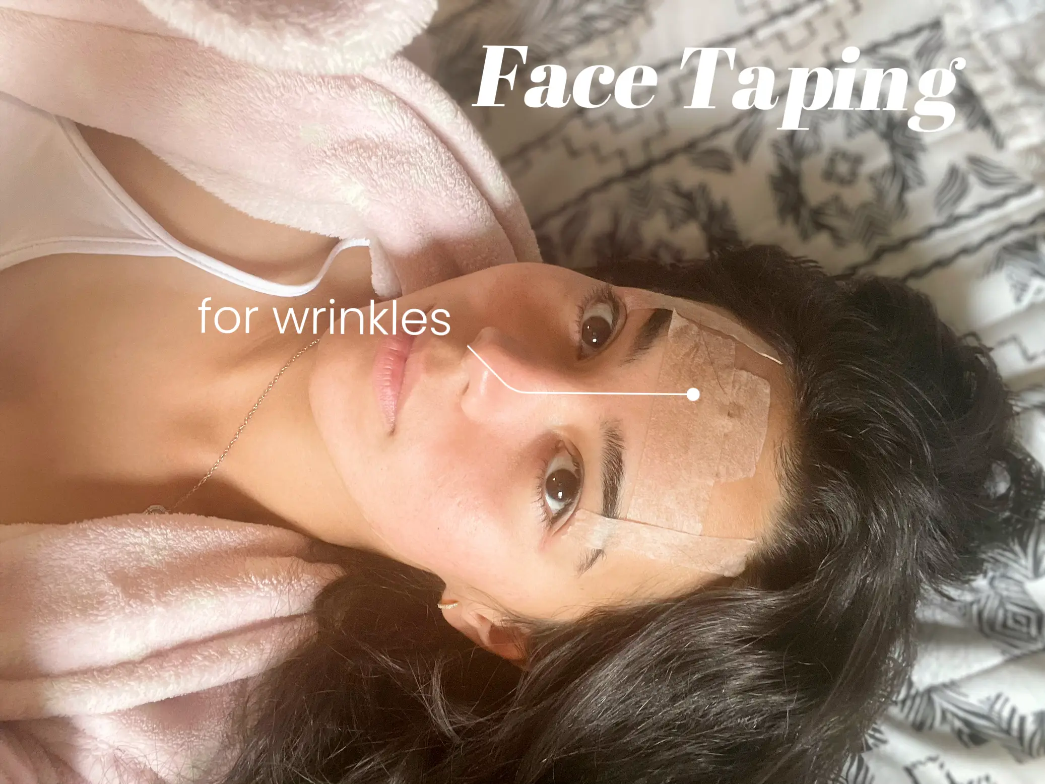 GET RID OF WRINKLES WITH FACE TAPE! EASY and NO BOTOX!