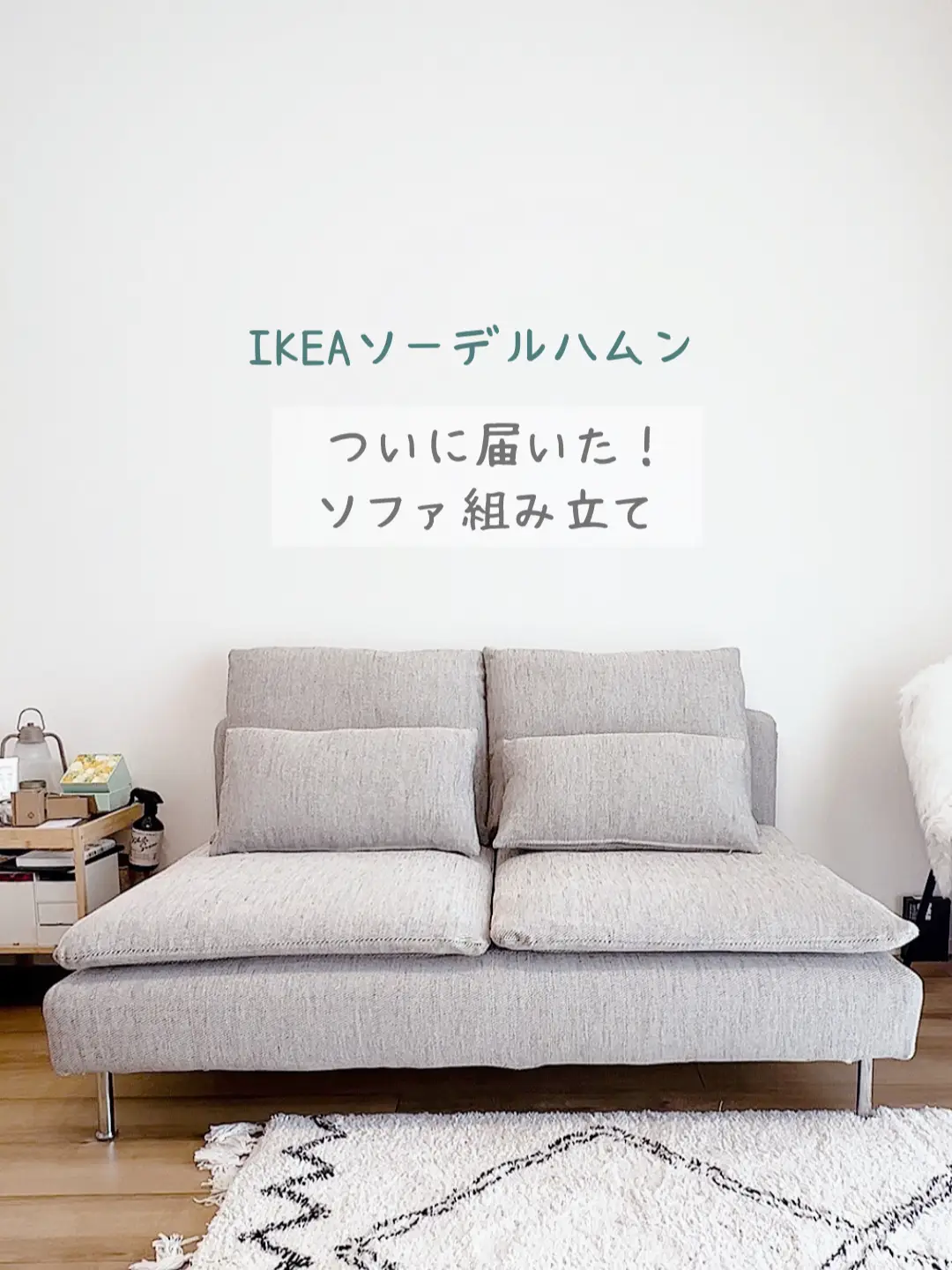 3ヶ月使用】IKEAソファー / ソーデルハムン(お話中) - ソファ