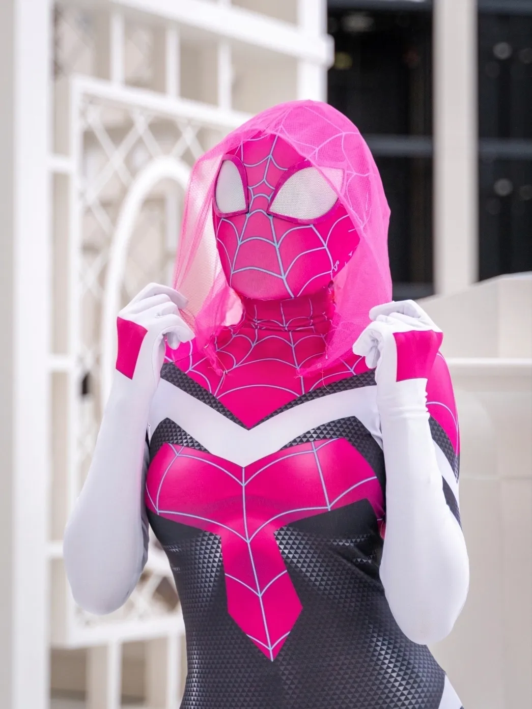 my 2099 SpiderGwen / ghost spider cosplay ! | Gallery posted by Arorea |  Lemon8