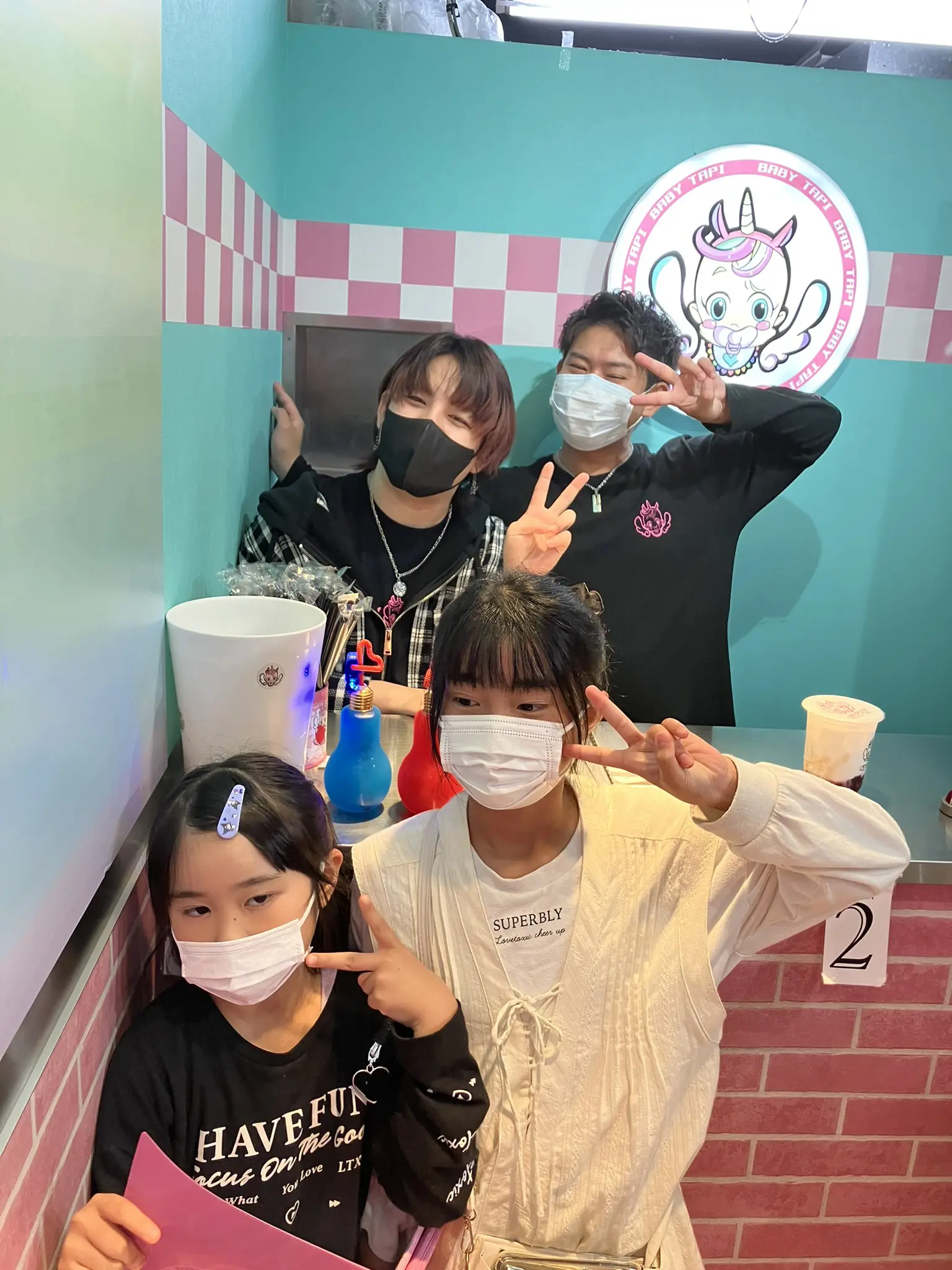 ベピタピに行ったよー りょうちゃんがいて嬉しかった でもえむ 