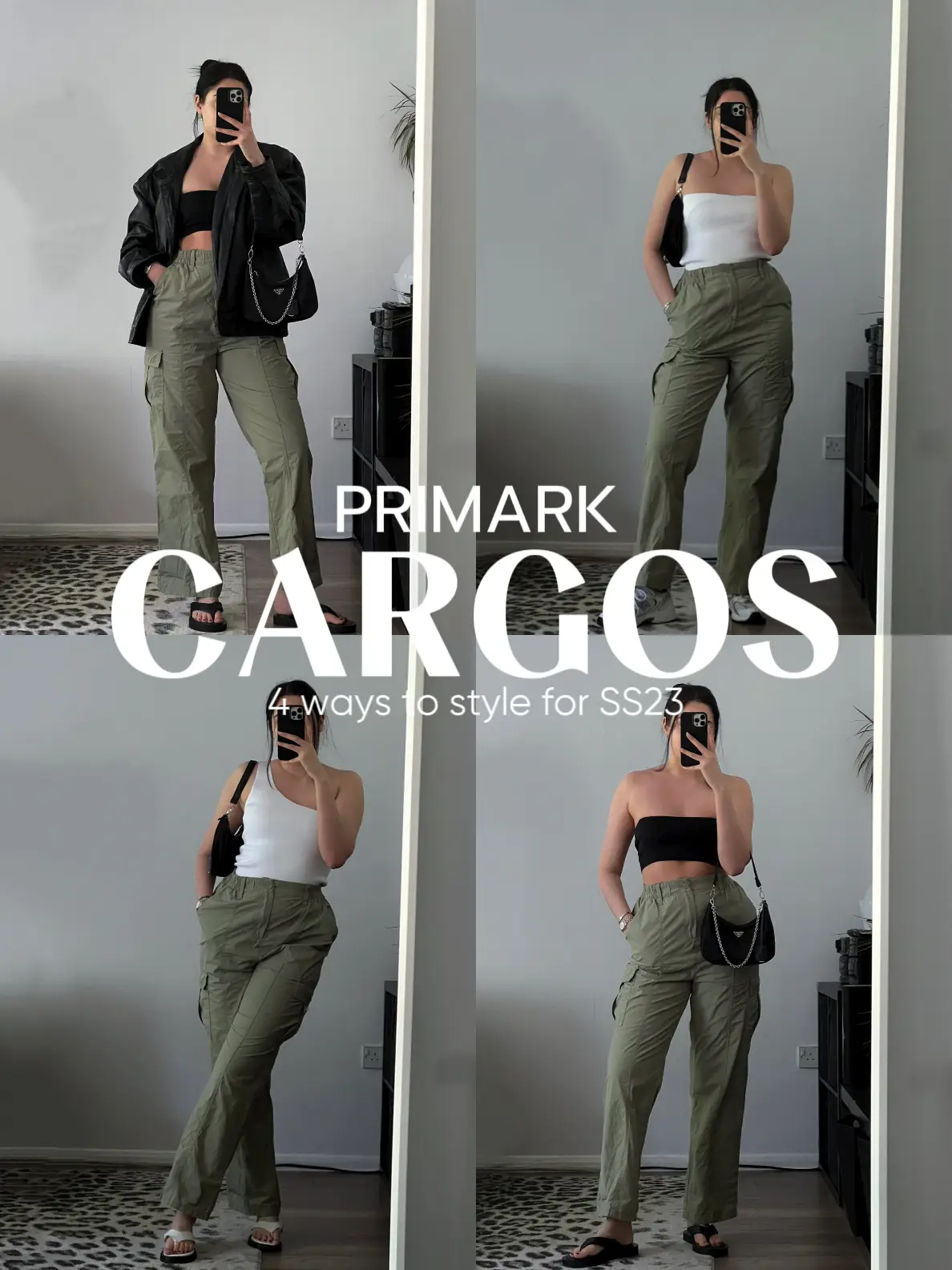 Cargo Pants - Dark green - Ladies
