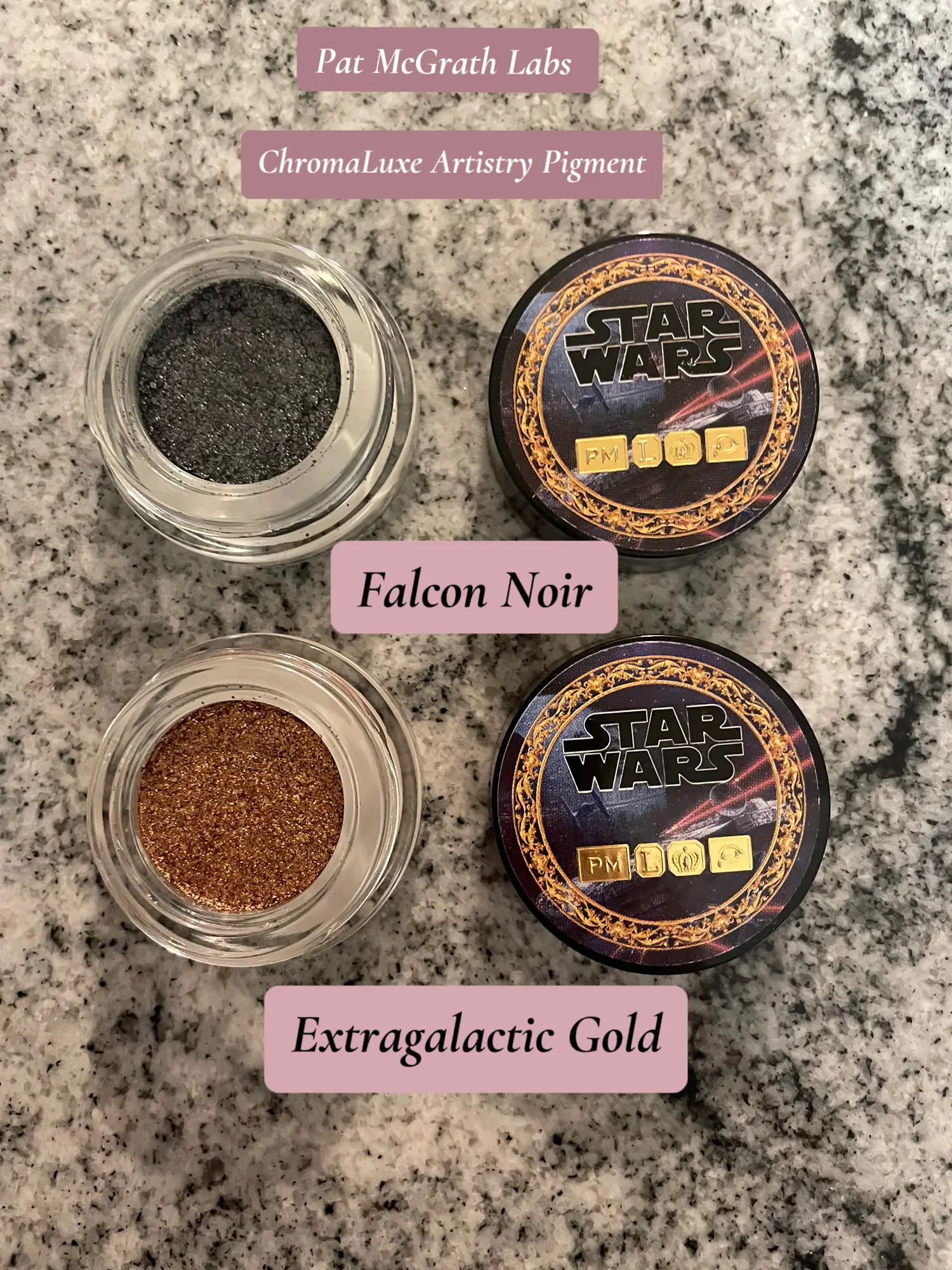 Pat McGrath Labs store x Star Wars ChromaLuxe Artistry Pigment “Falcon Noir